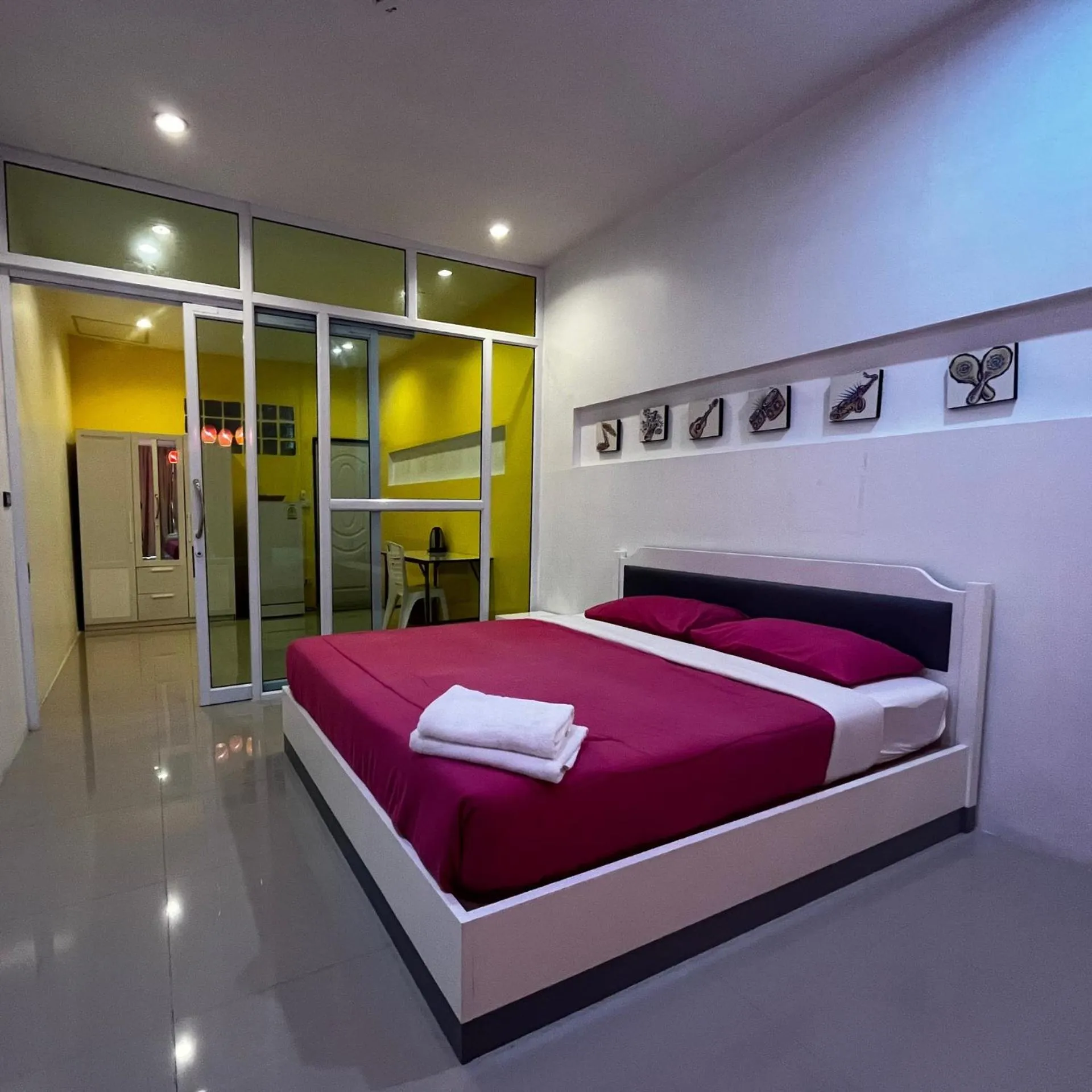 Bed in บ้านพักสิริ มุกดาหาร (Baan Siri Mukdahan)