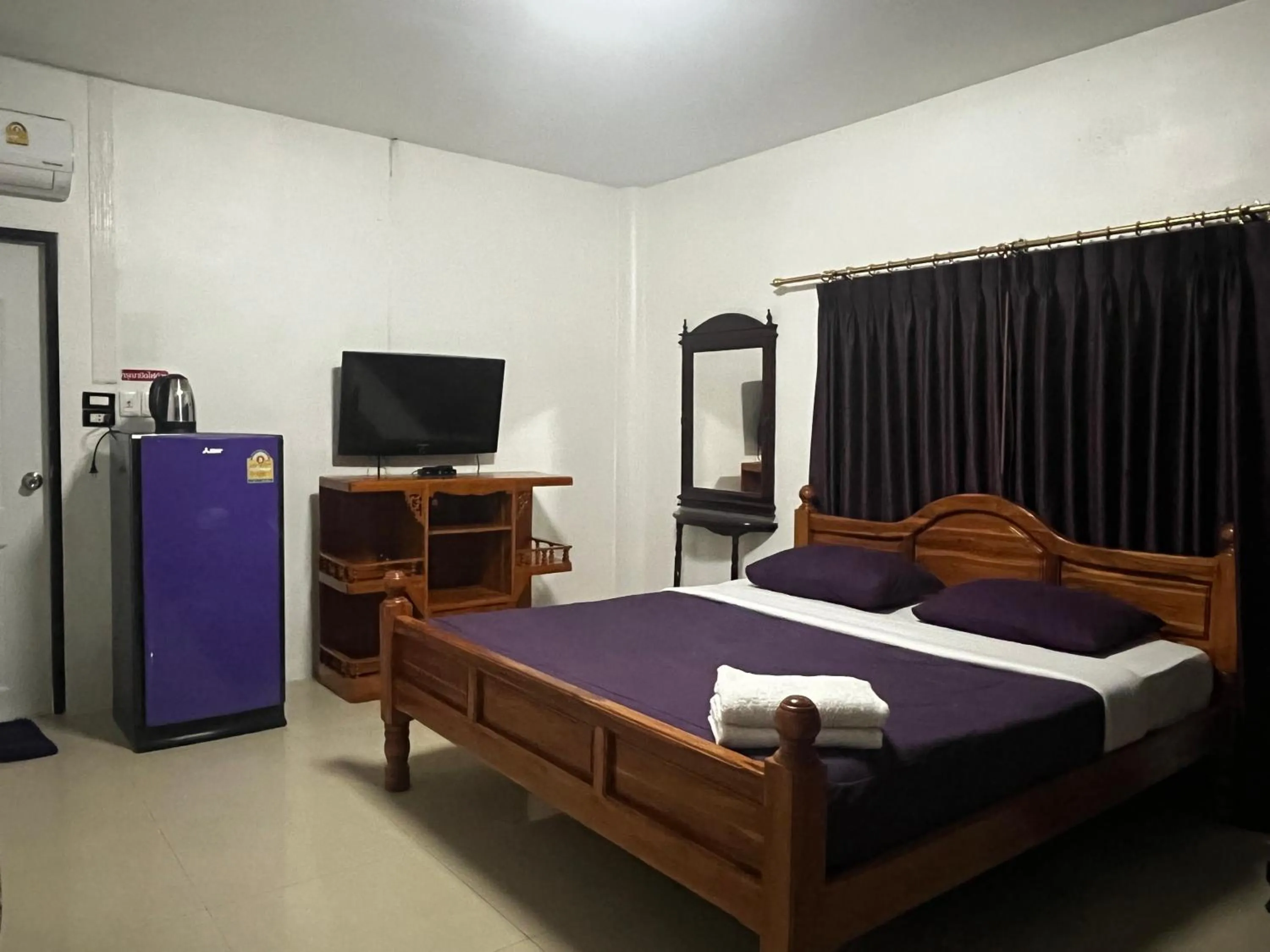 Bedroom, Bed in บ้านพักสิริ มุกดาหาร (Baan Siri Mukdahan)