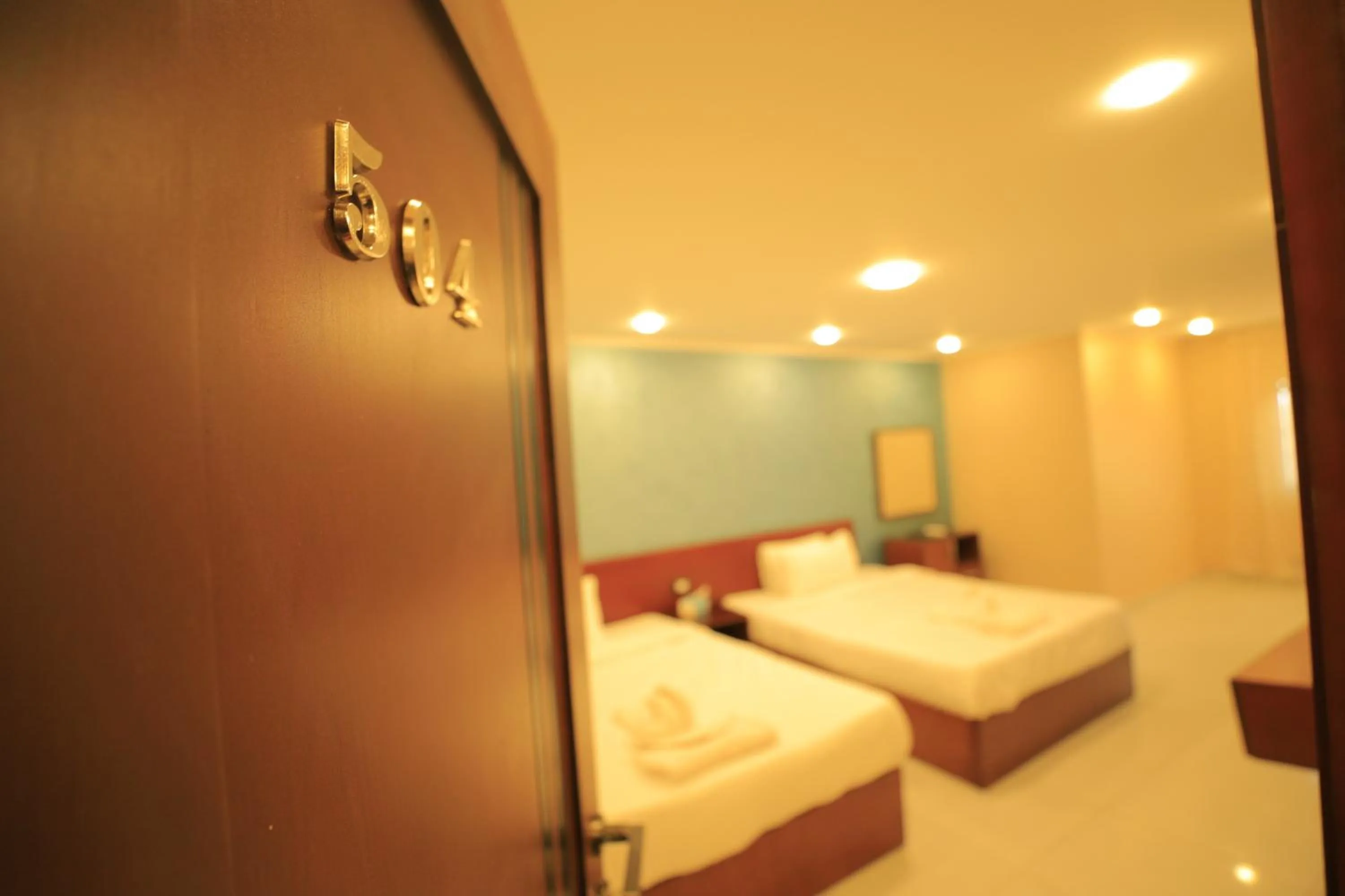 Bed in Grand Museum Pyramids View Hotel