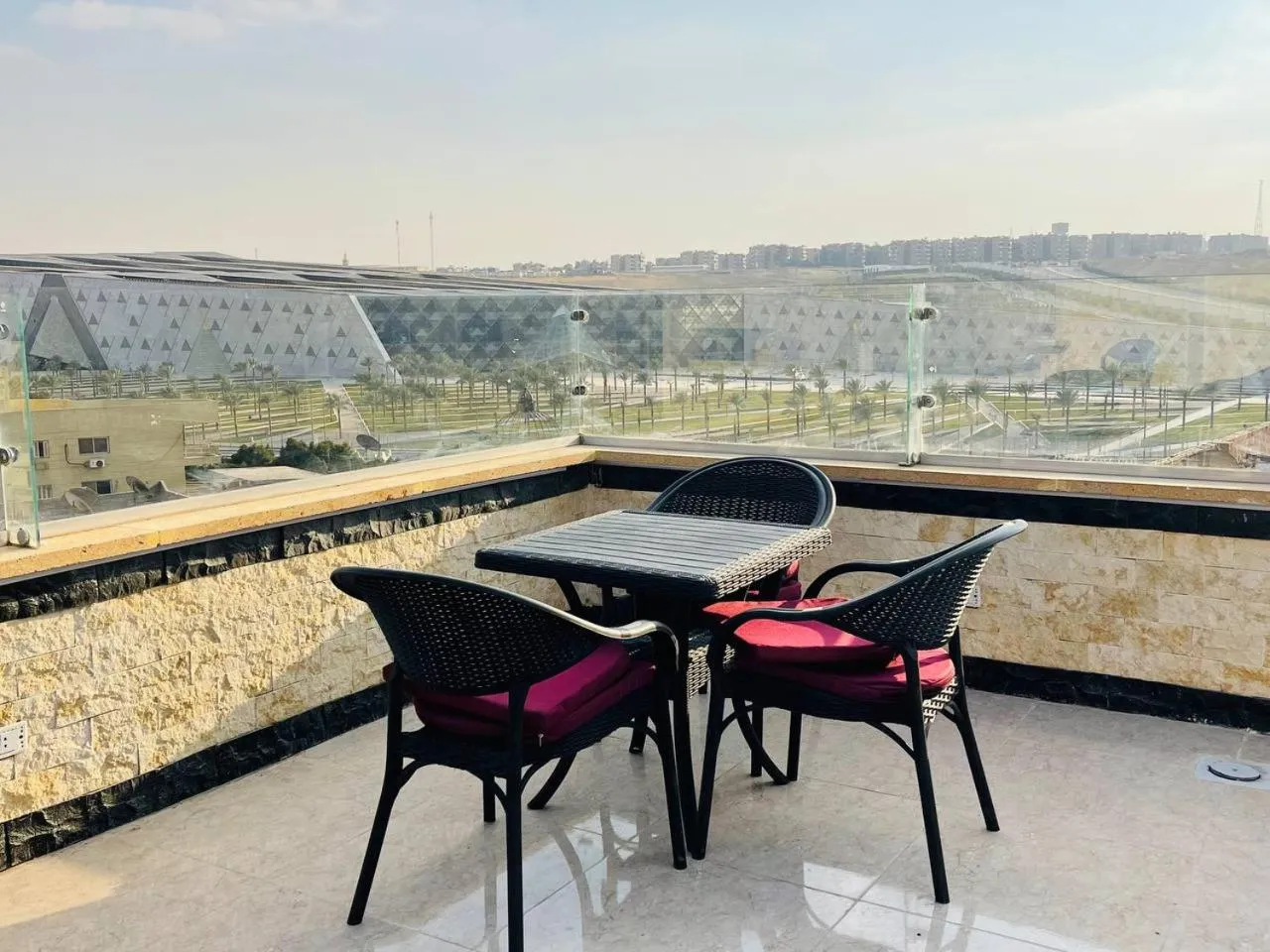 Patio in Grand Museum Pyramids View Hotel