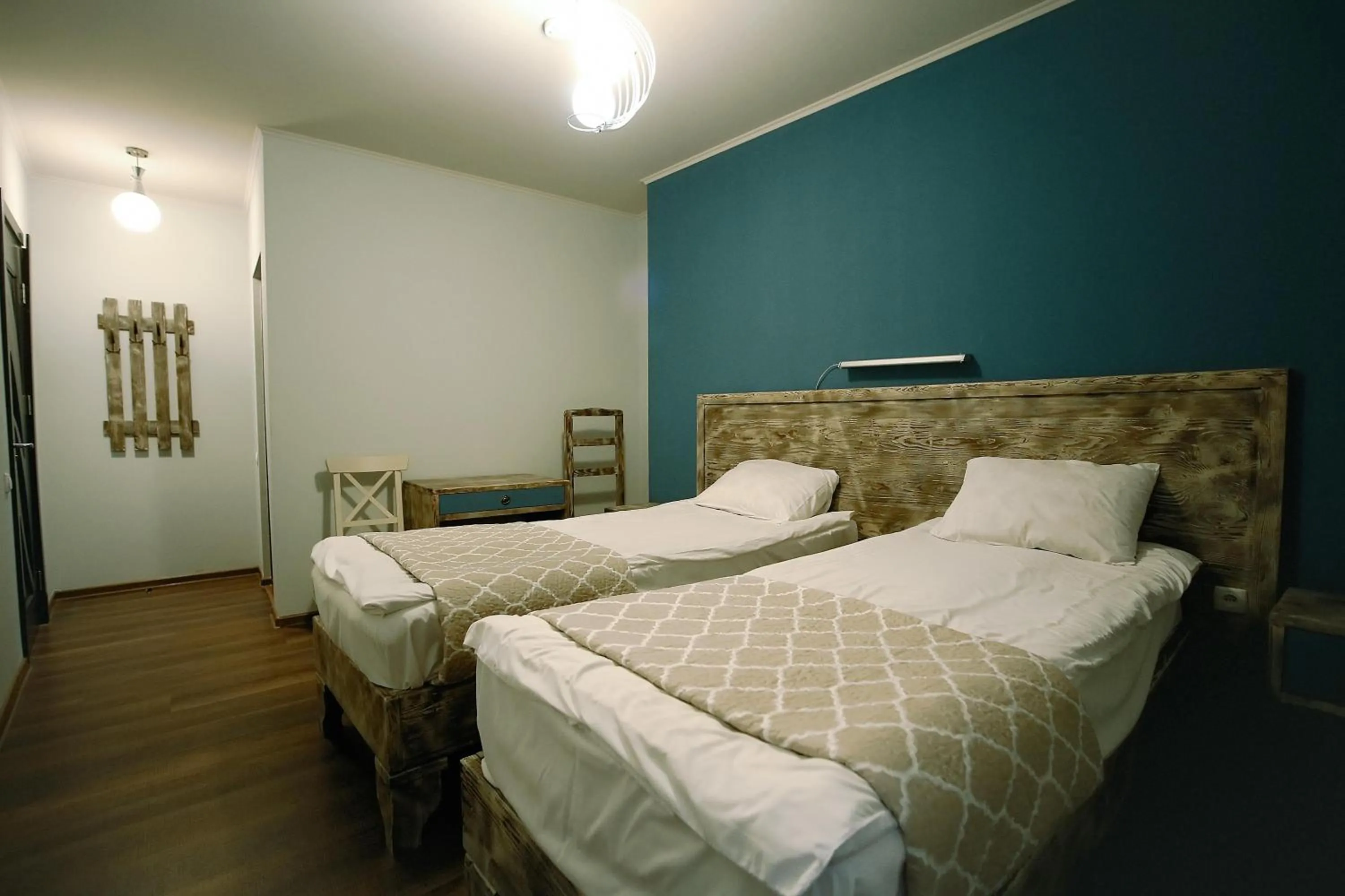 Bed in Hotel Kutaisi Globus