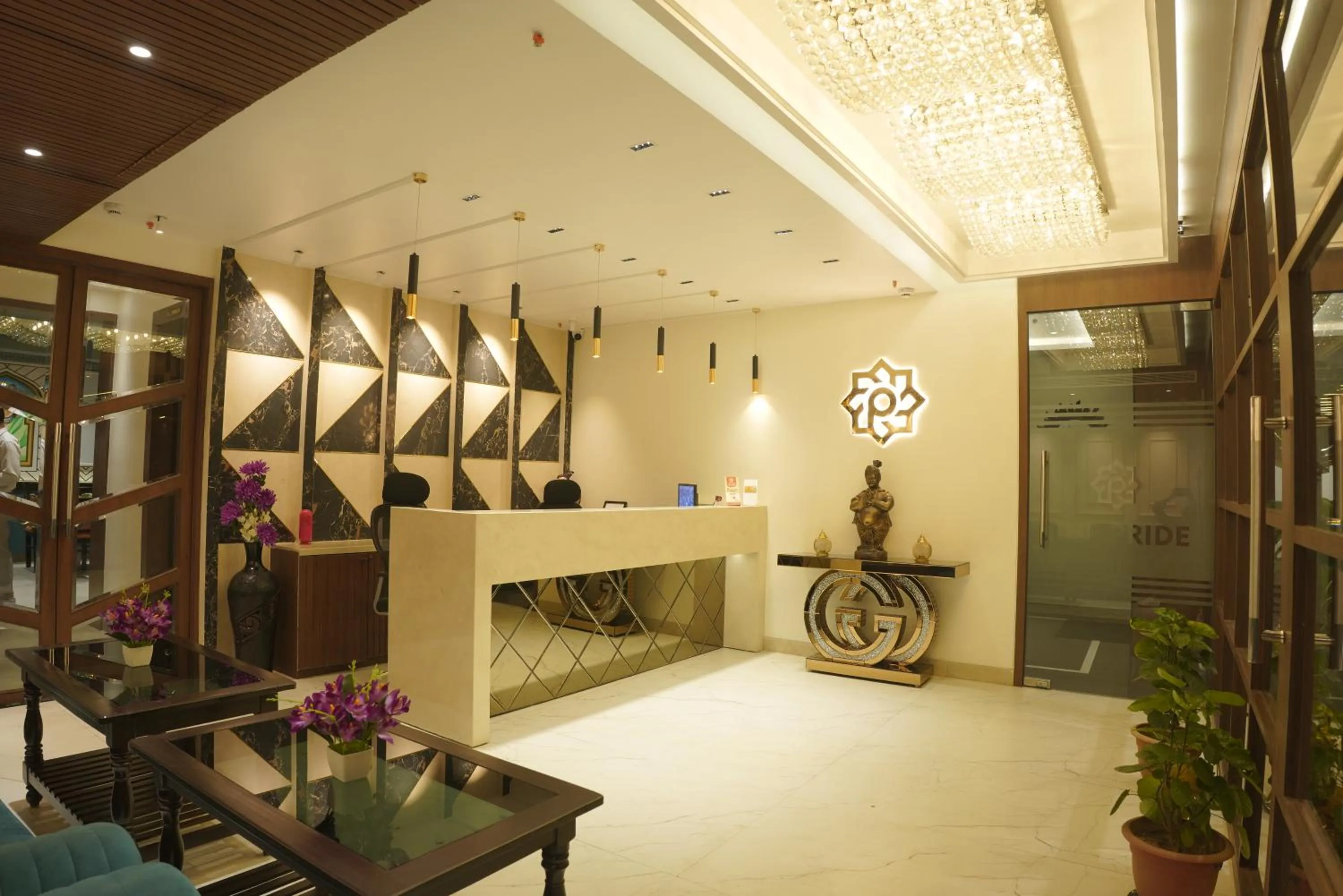 Lobby or reception in The Pride