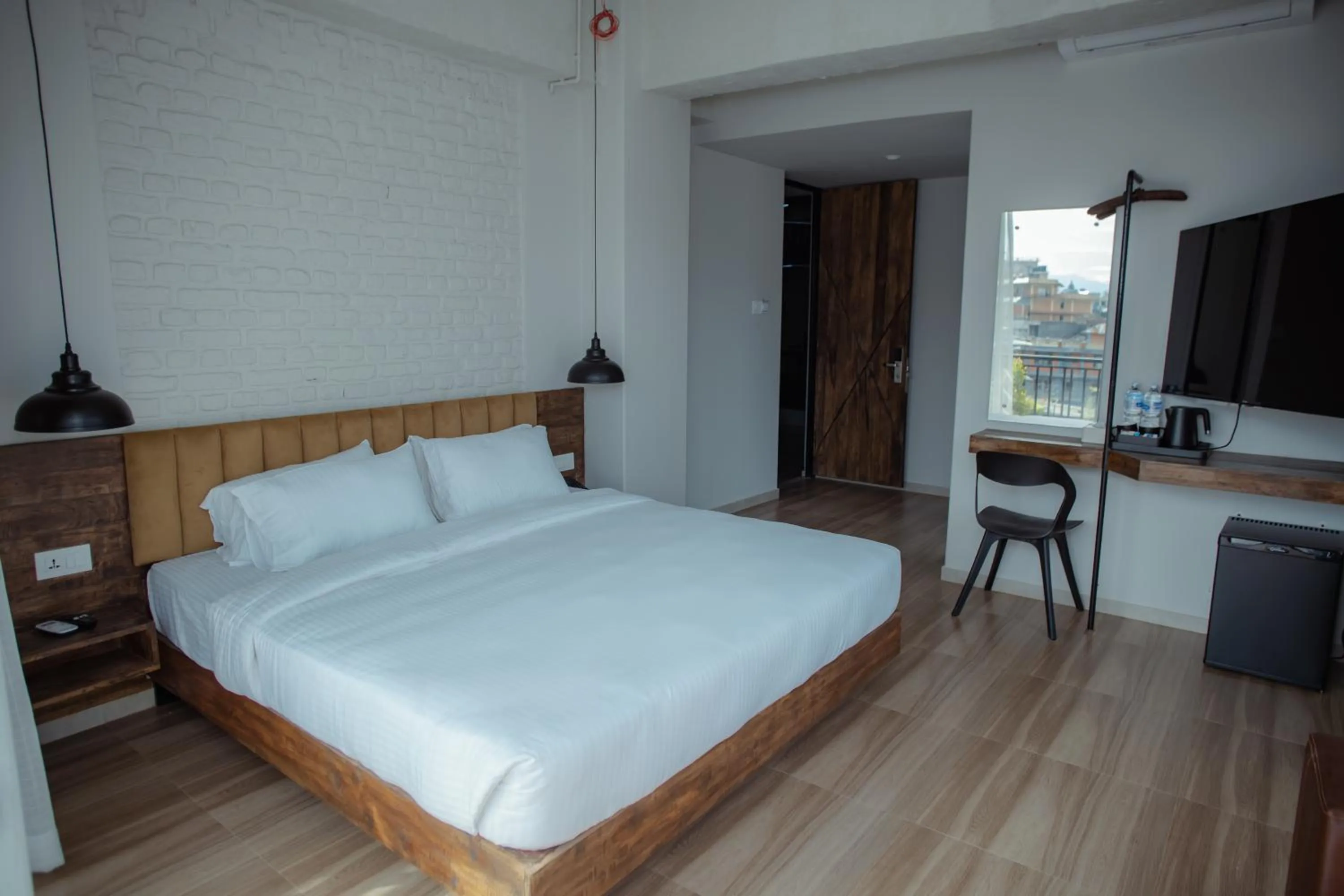 Bed in Jade City Hotel