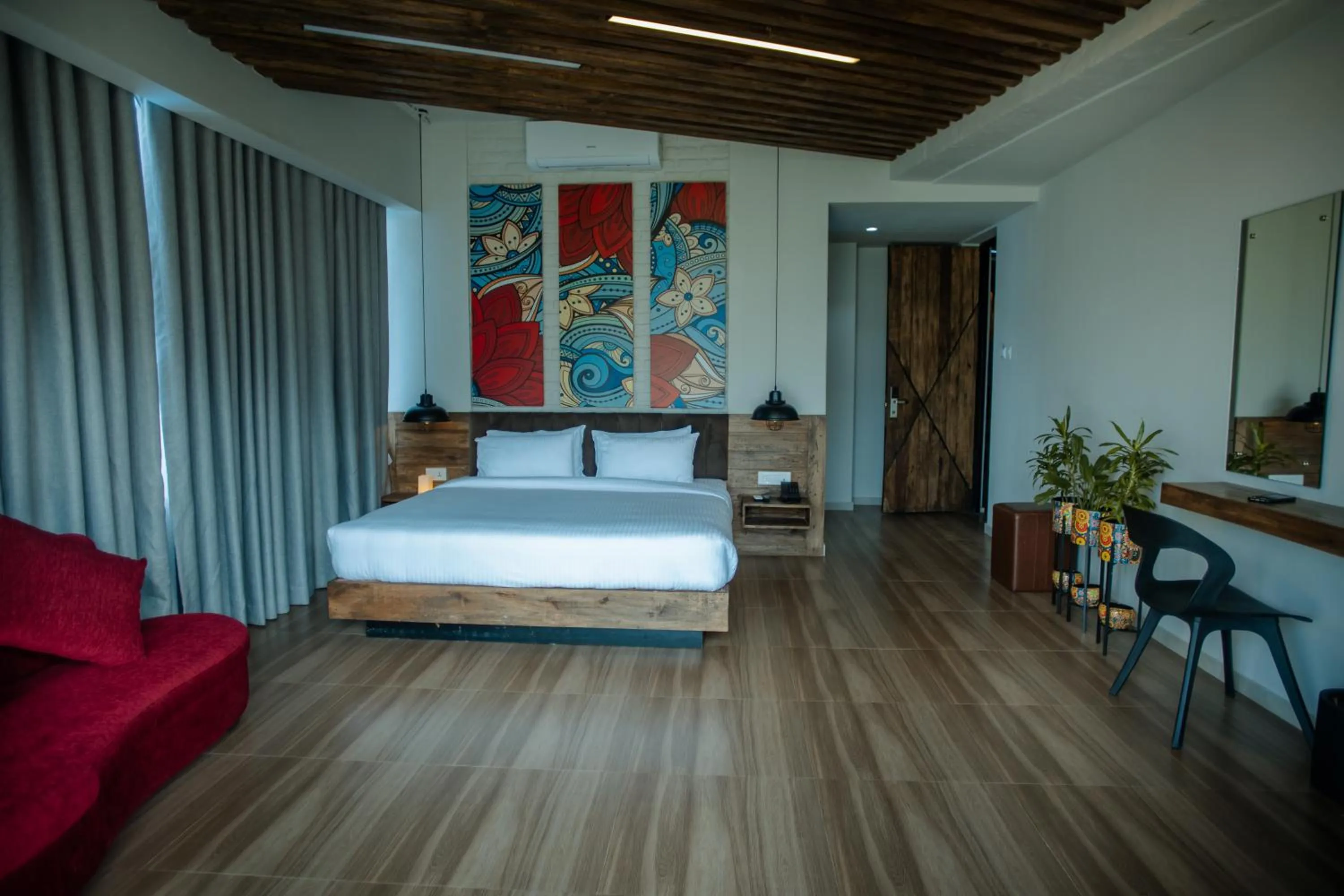 Bed in Jade City Hotel