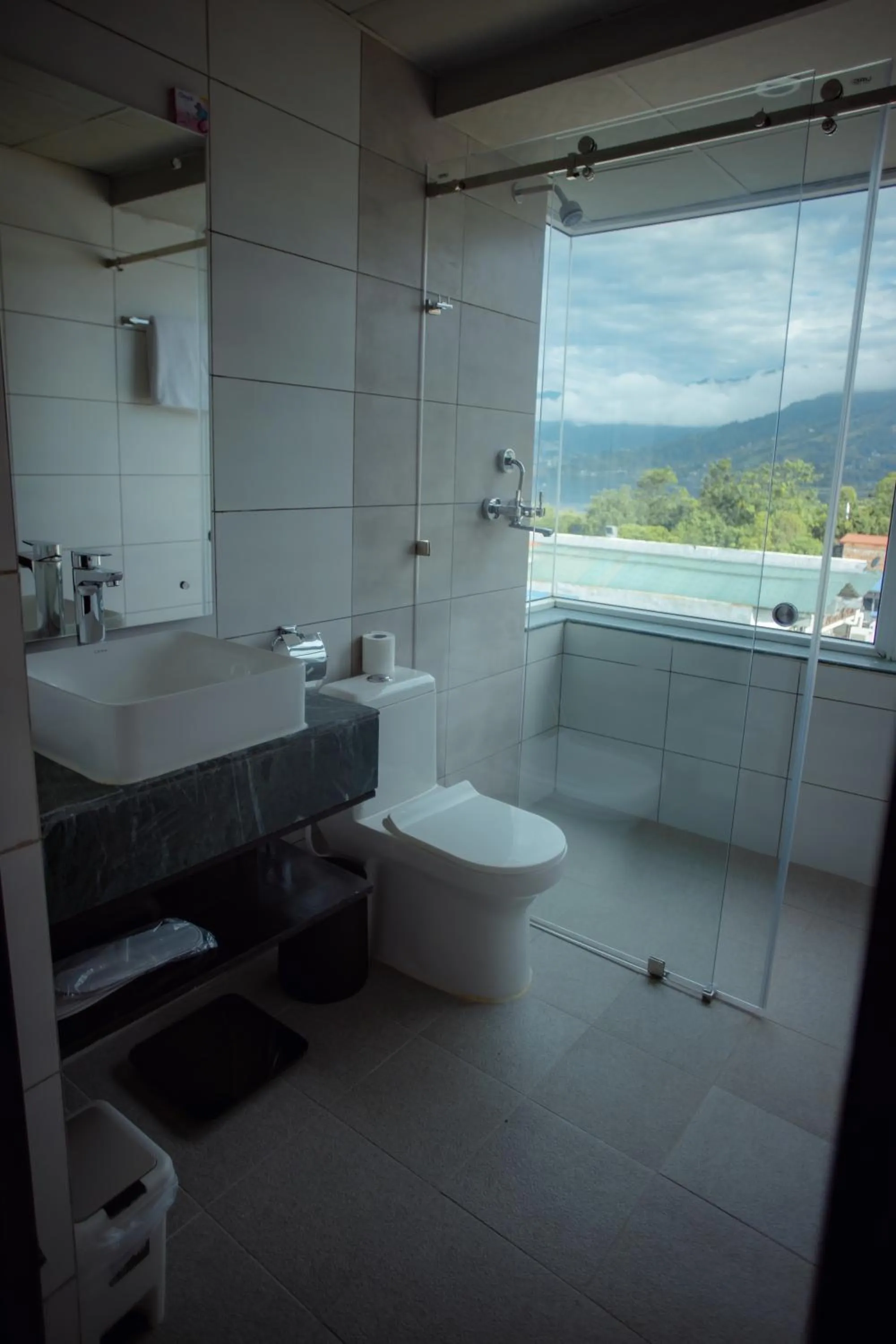 Shower in Jade City Hotel