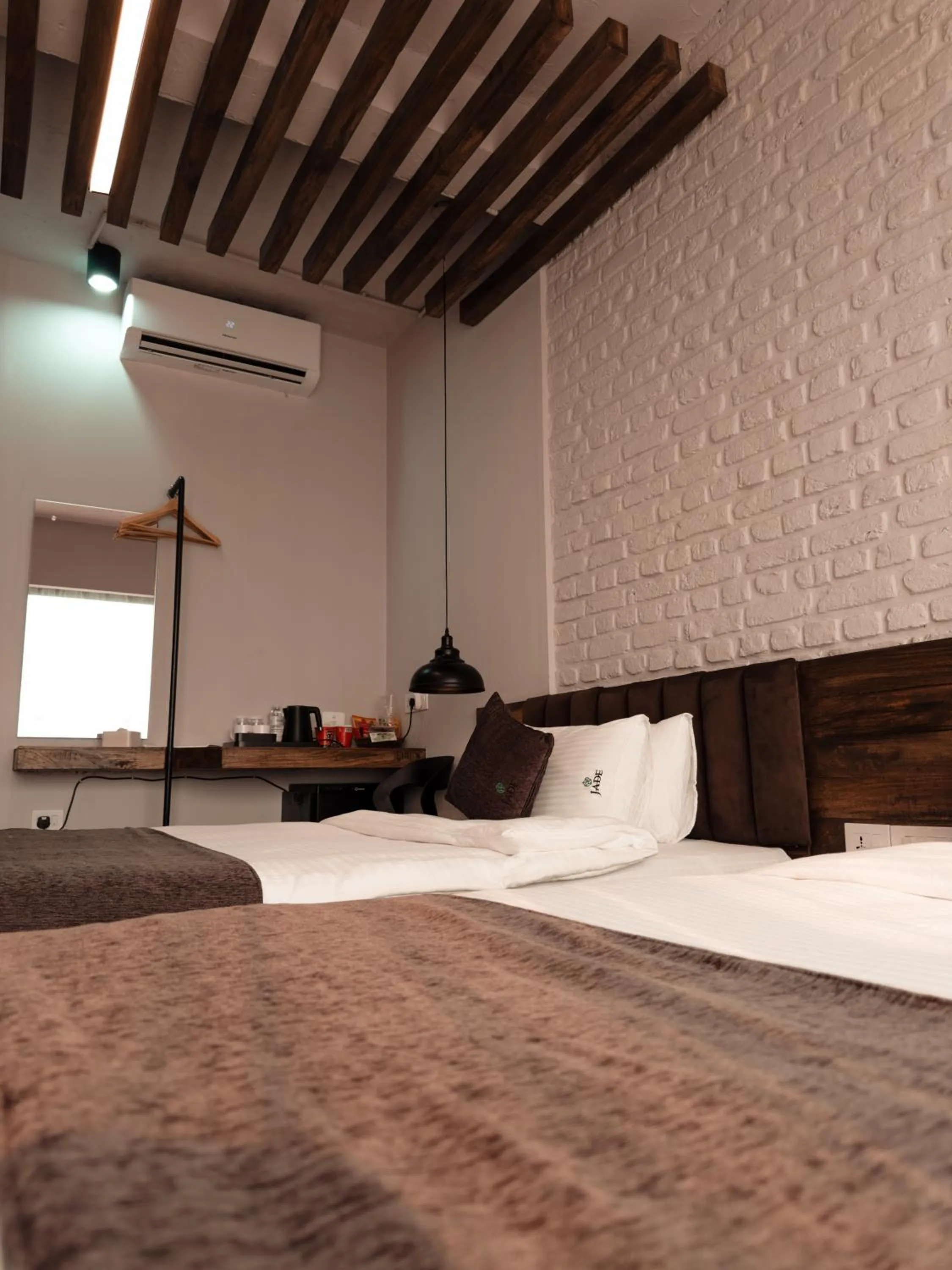 Bed in Jade City Hotel