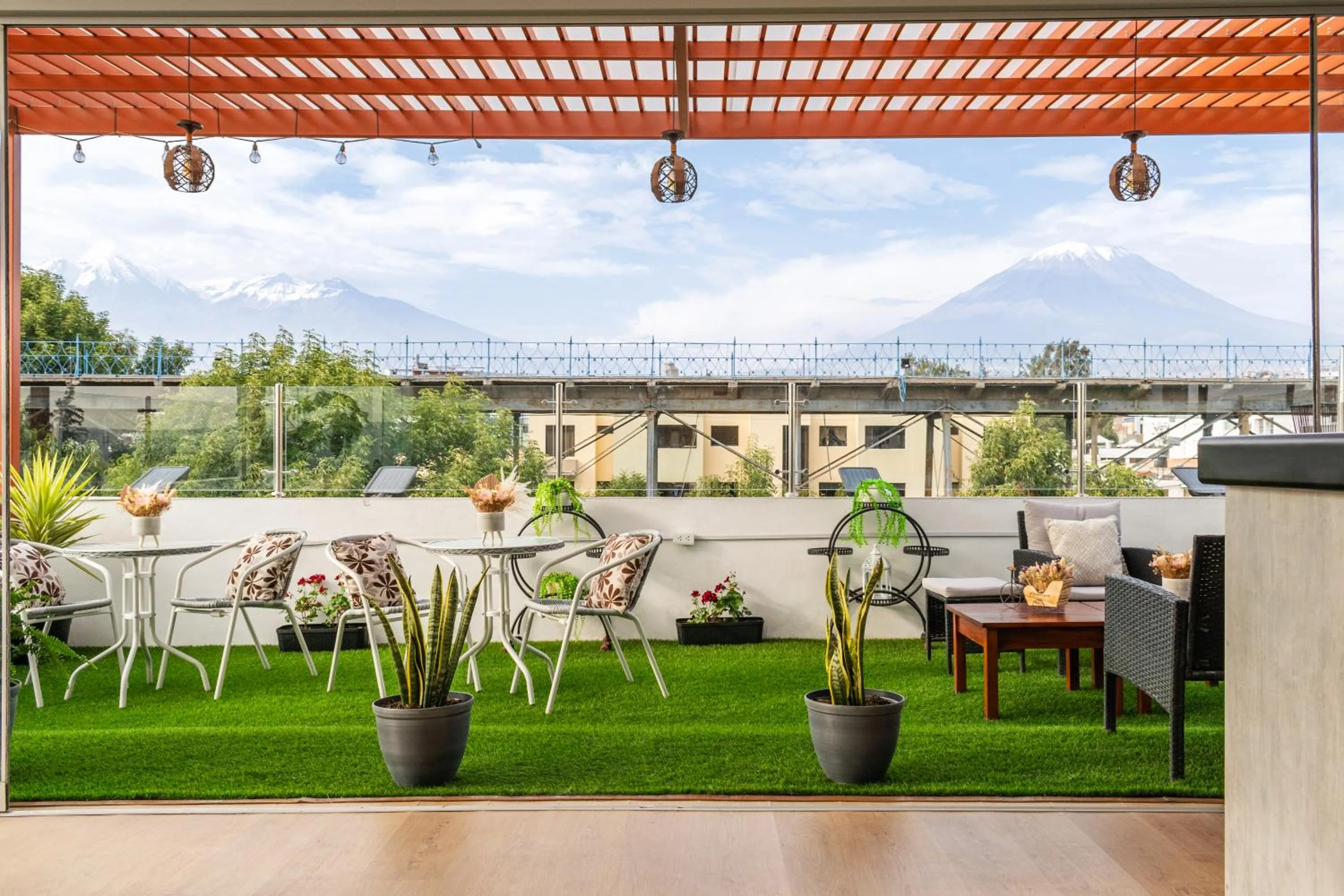 Balcony/Terrace in El puente Hotel Boutique