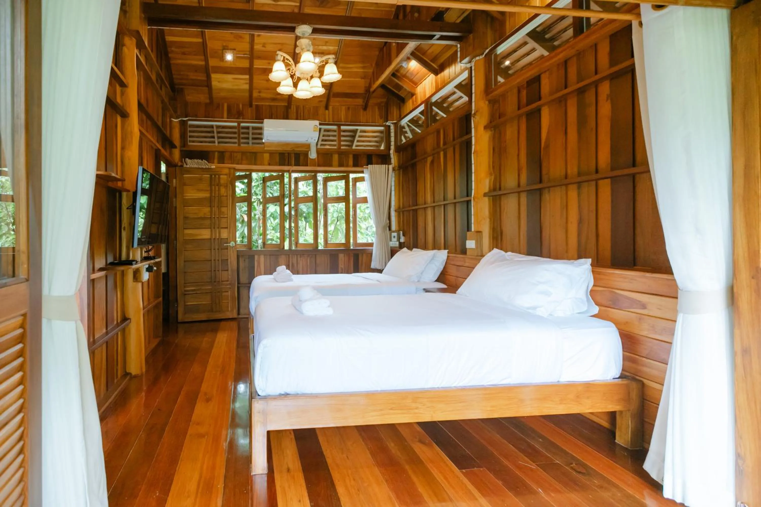 Bed in Saksila Resort