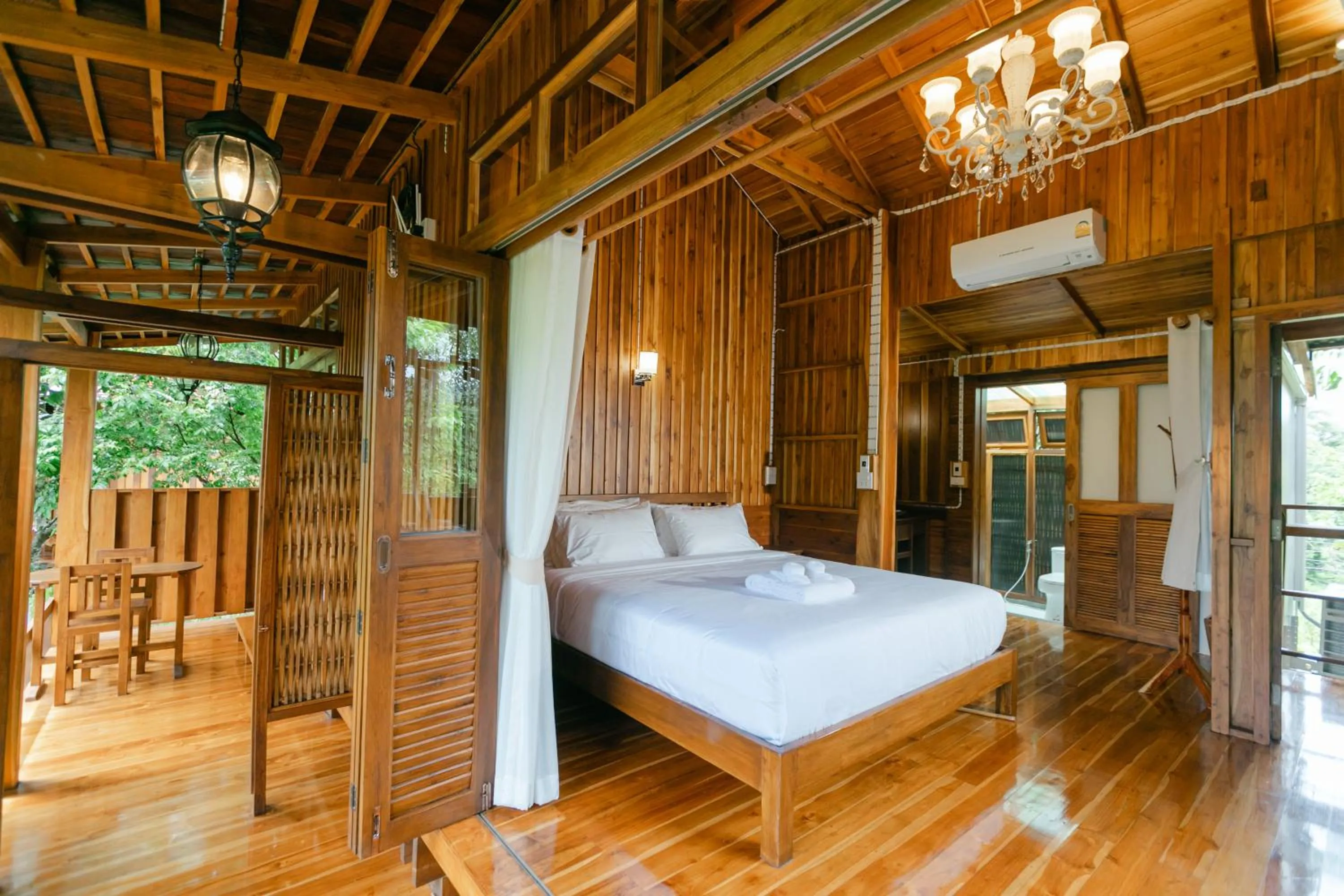 Bed in Saksila Resort