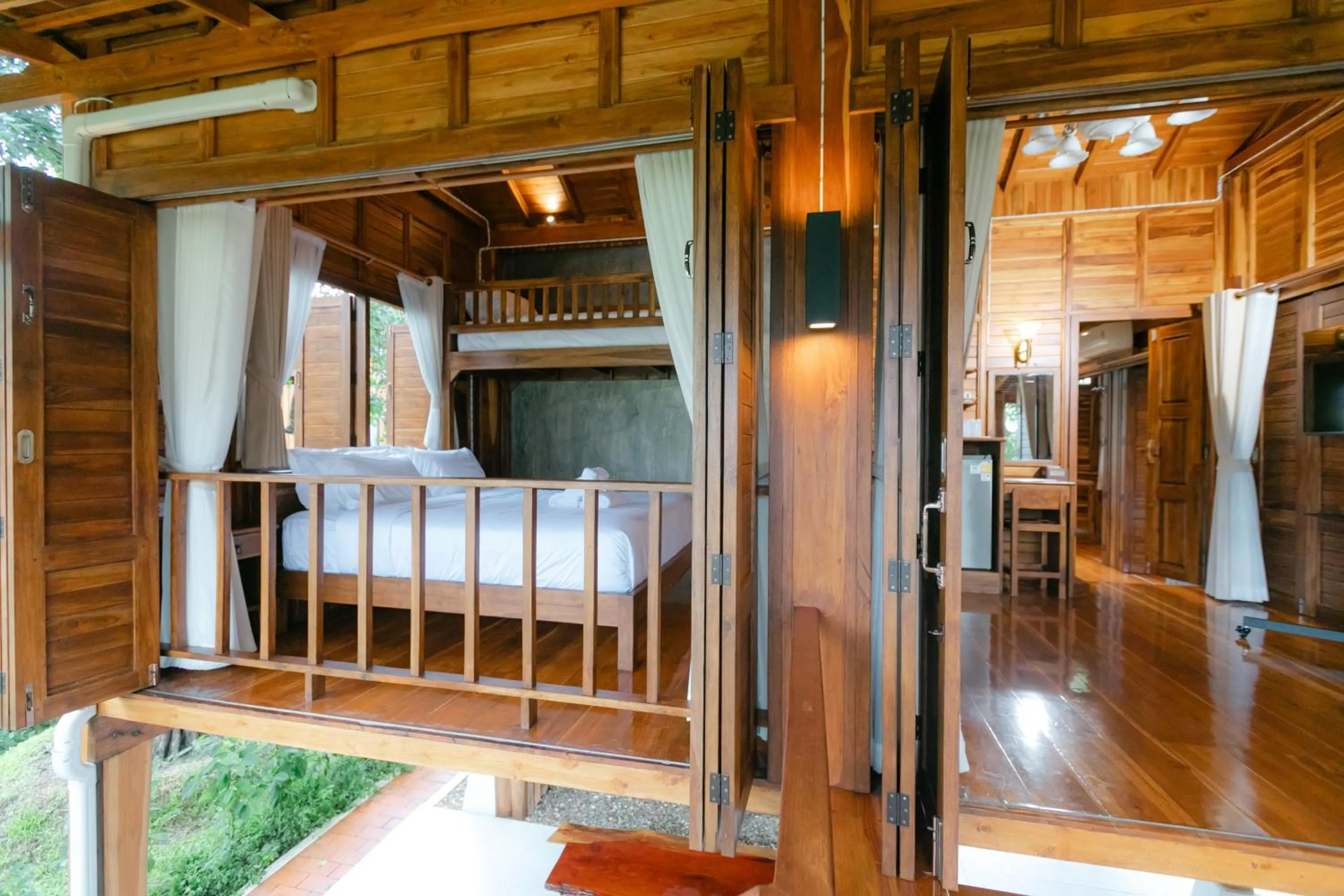 Bed in Saksila Resort