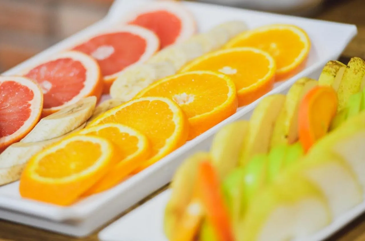 Buffet breakfast in Atrium Boutique Hotel