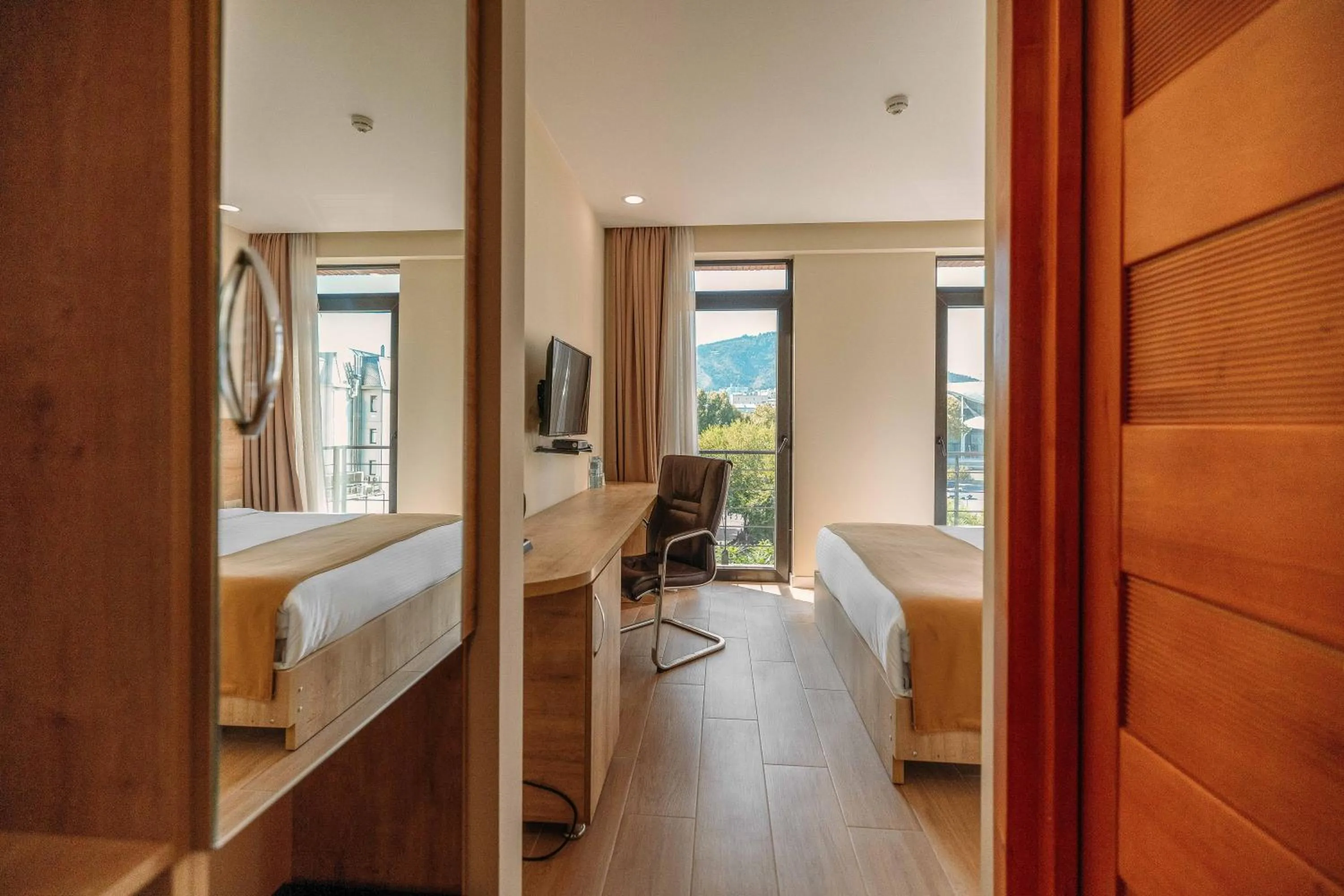 Bed in Atrium Boutique Hotel