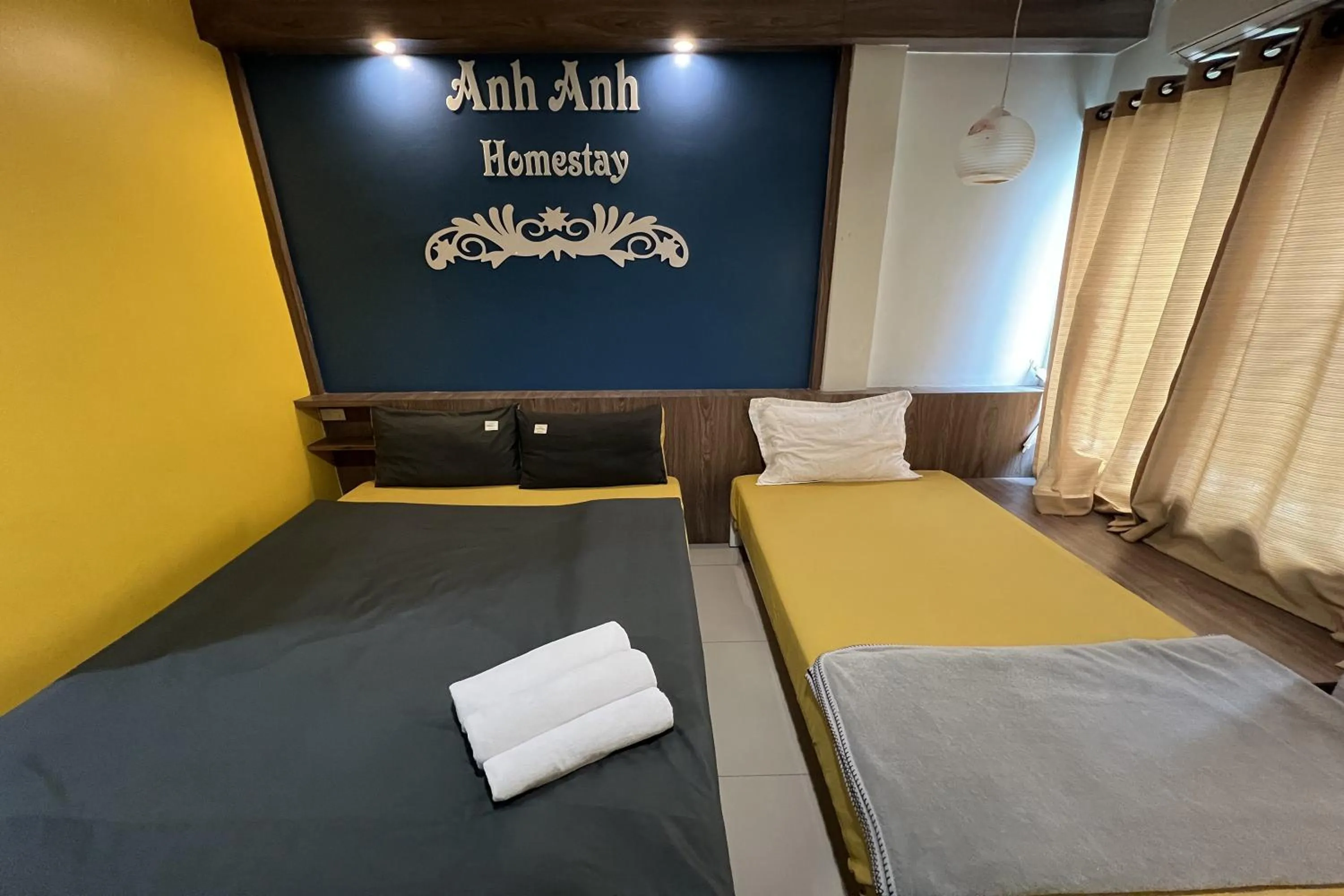 Photo of the whole room, Bed in Anh Anh Homestay