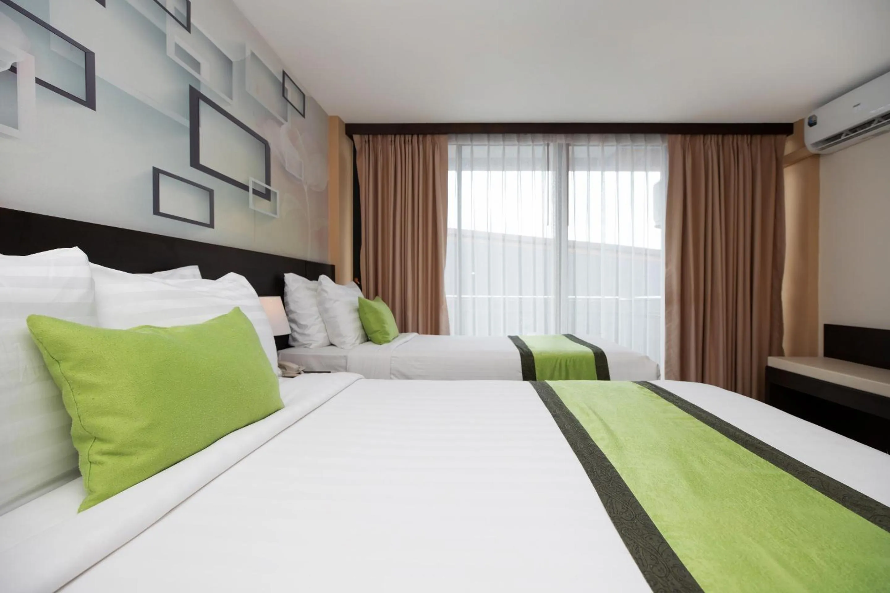 Bed in iCheck inn Sky Beach Ao Nang Krabi