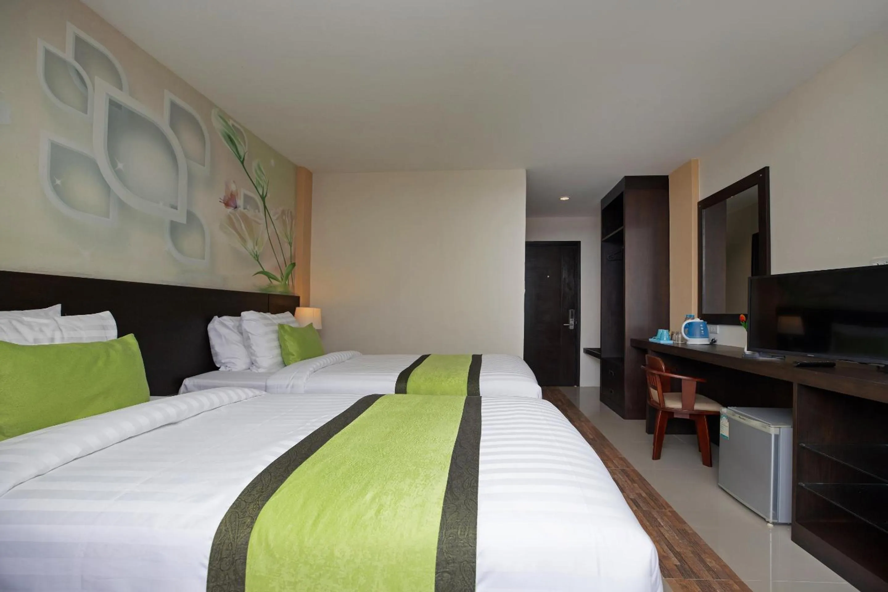 TV and multimedia, Bed in iCheck inn Sky Beach Ao Nang Krabi