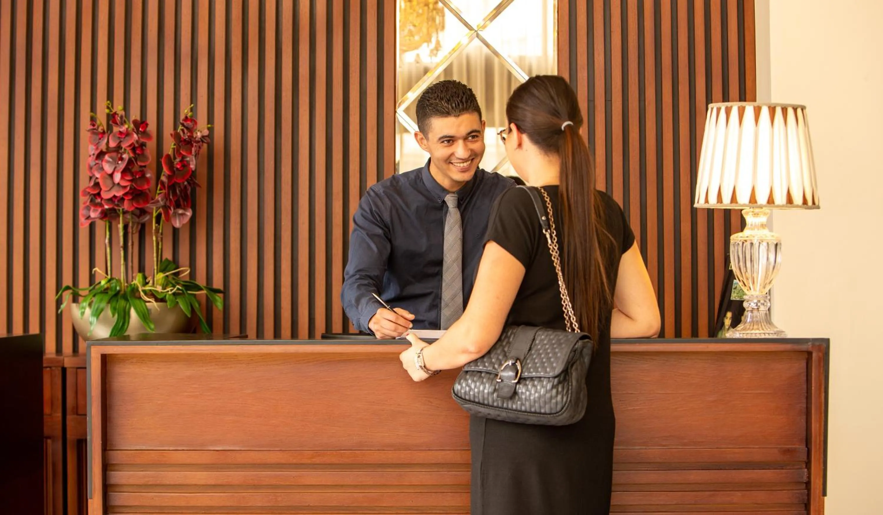 Staff in Fourteen Hotel Ain Sebaa