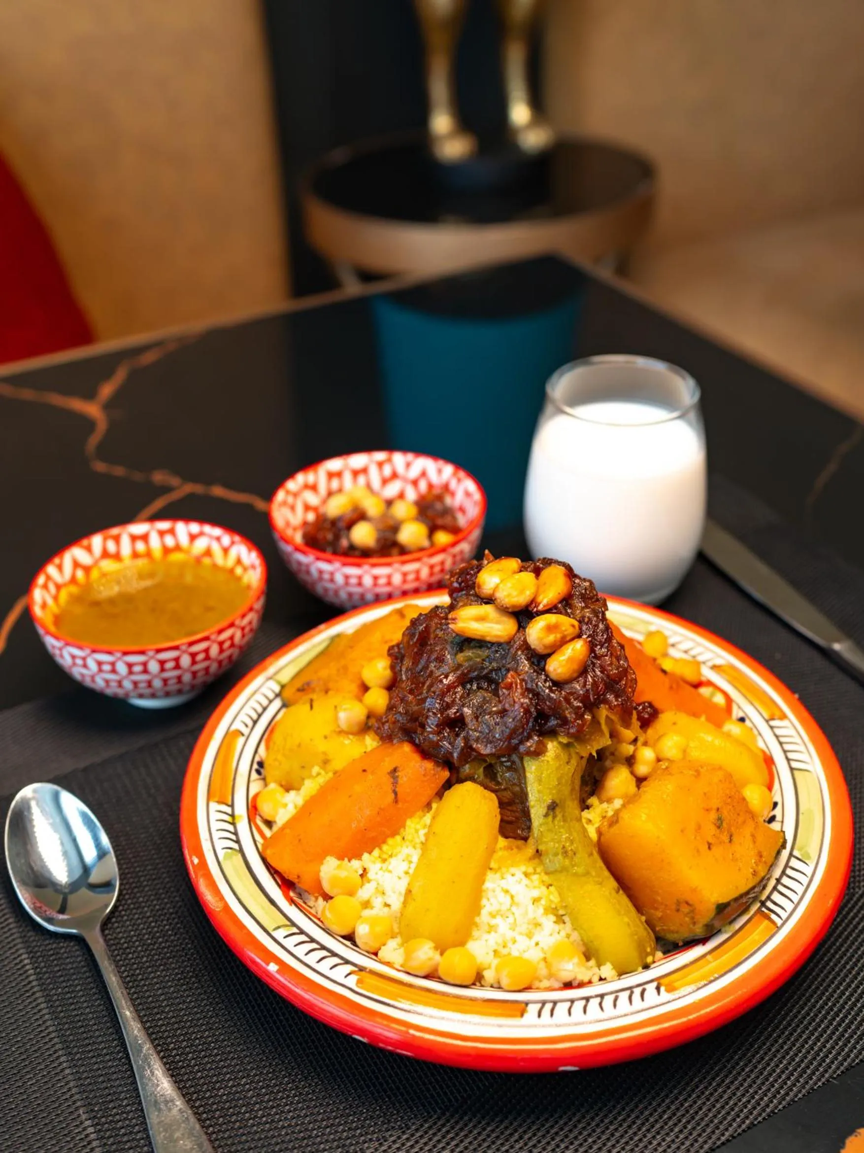 Food and drinks in Fourteen Hotel Ain Sebaa