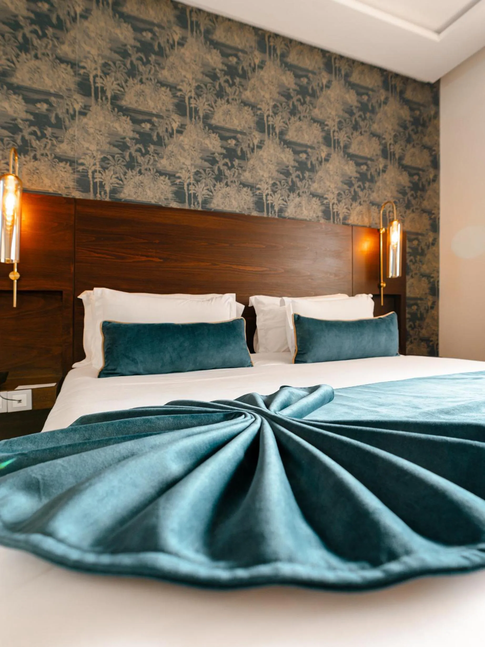 Bed in Fourteen Hotel Ain Sebaa