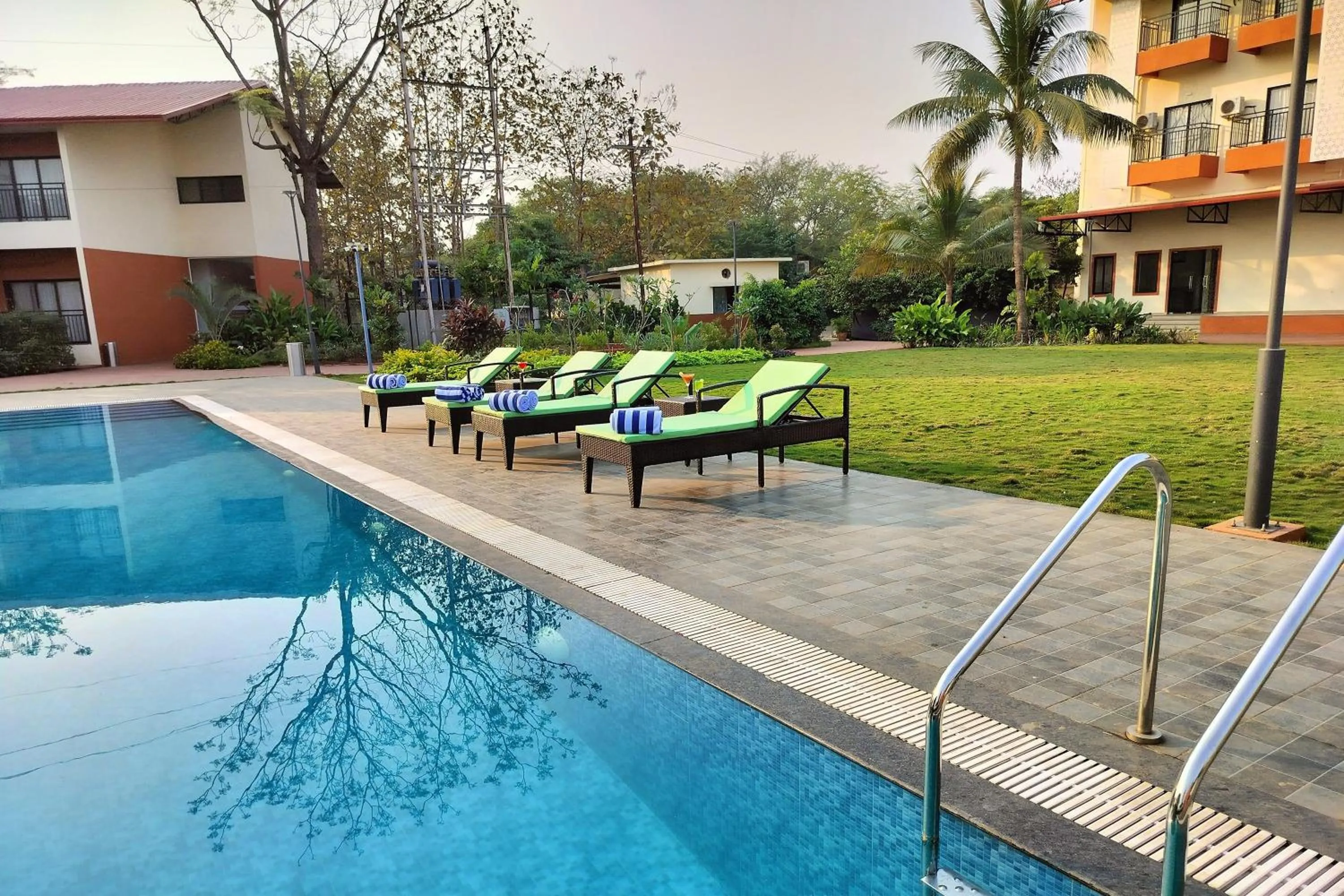 Swimming pool in Pegasus Lifestyle Resort Karjat