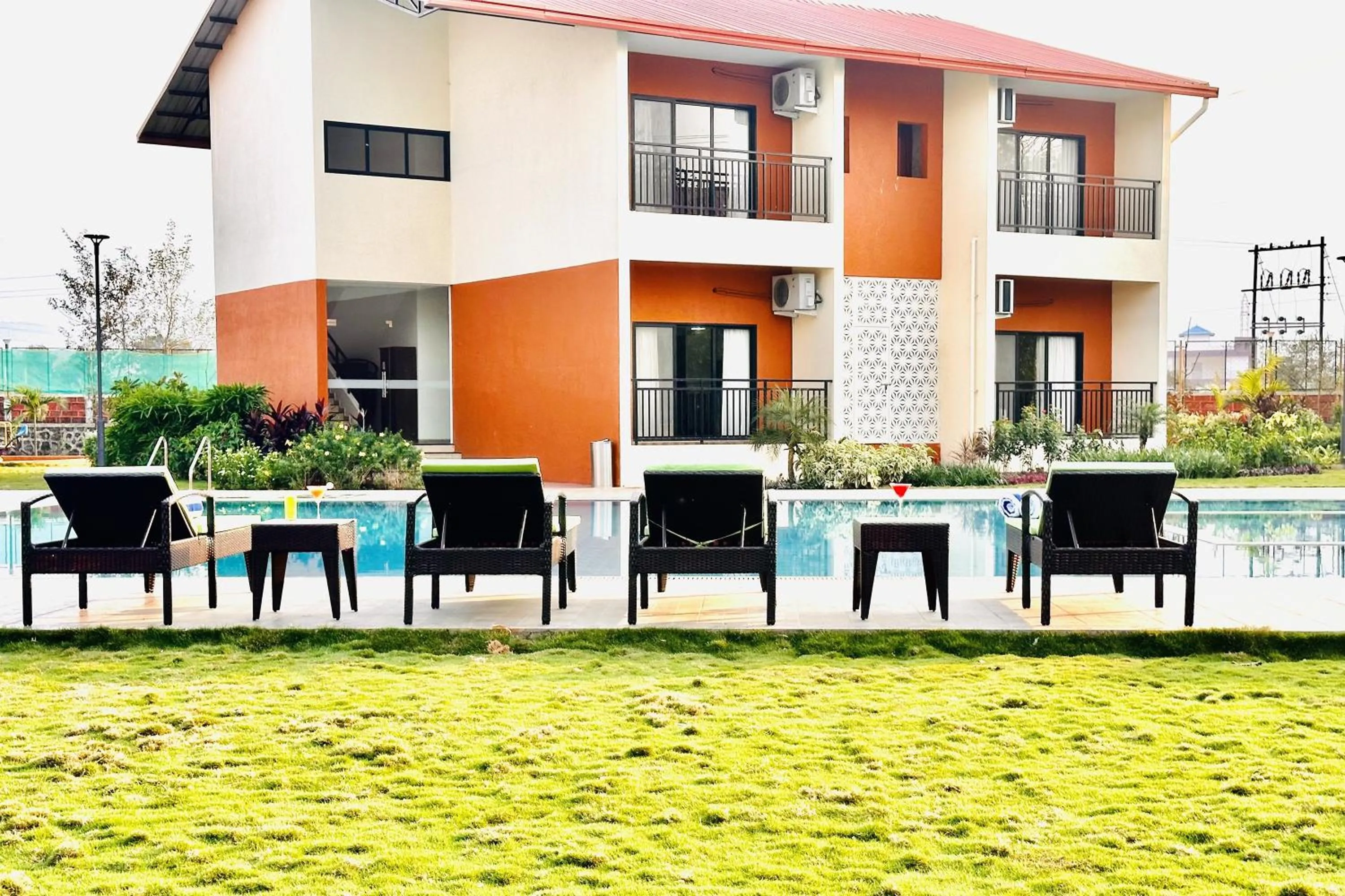 Swimming pool in Pegasus Lifestyle Resort Karjat