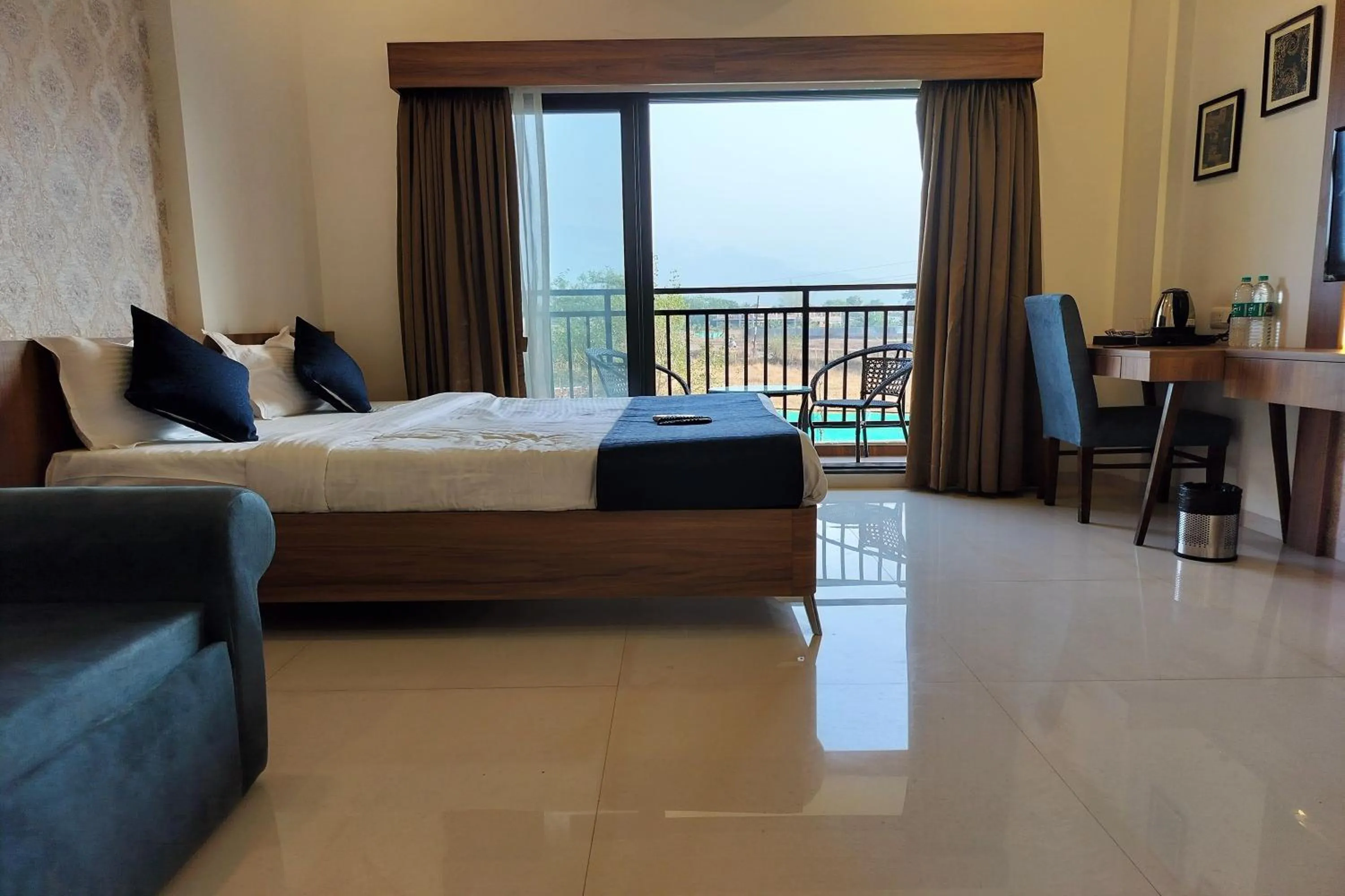 Bedroom, Bed in Pegasus Lifestyle Resort Karjat