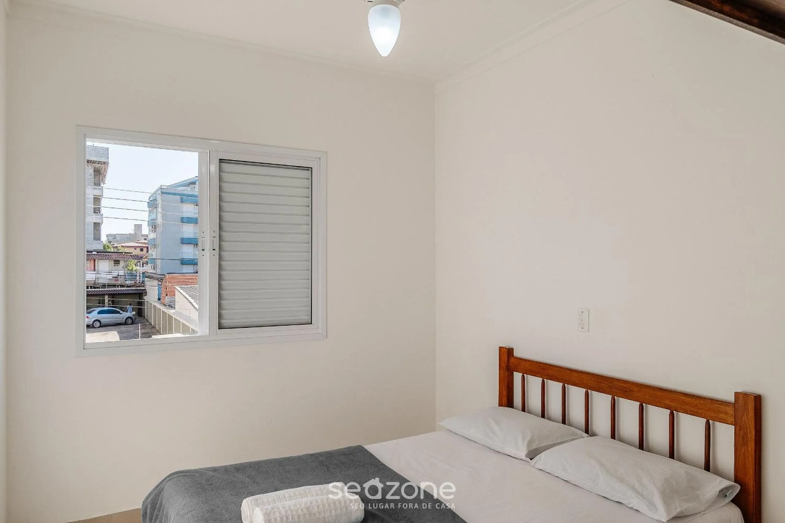 Bedroom, Bed in RJI - Apartamentos próximos da praia de Itaguá