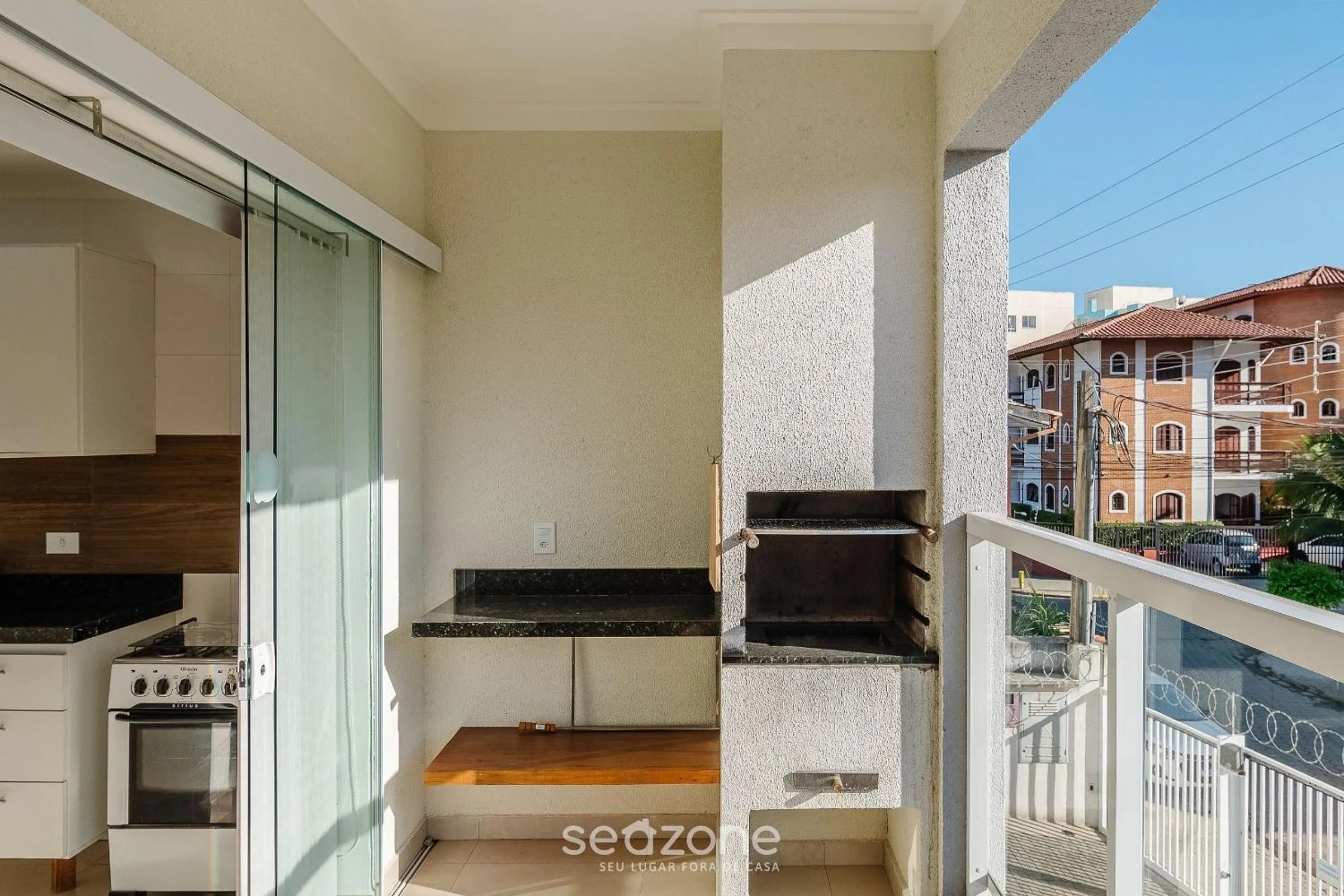 BBQ facilities in RJI - Apartamentos próximos da praia de Itaguá