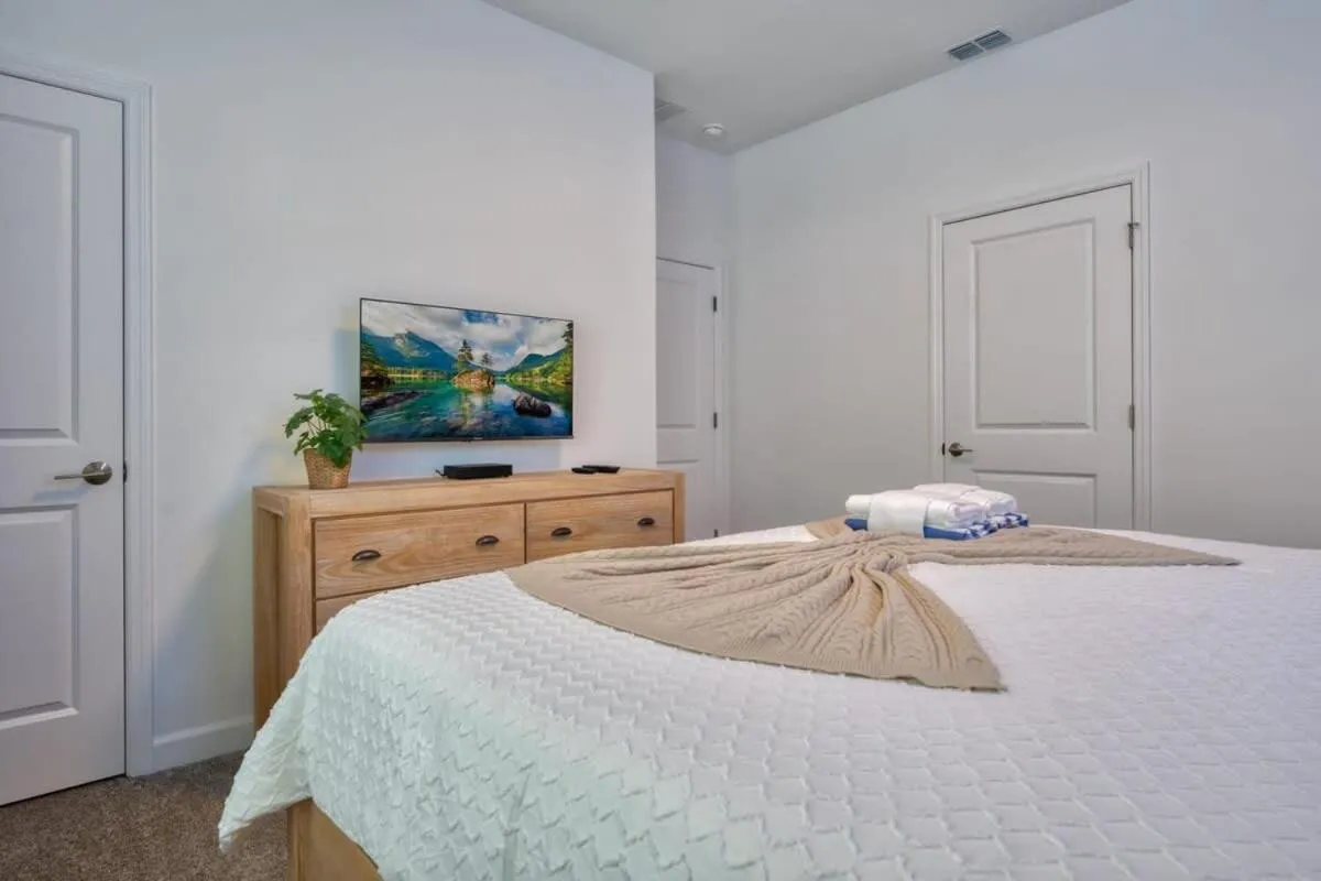 Bed in Ultimate Luxury Home-Private Pool Themed Bedroom