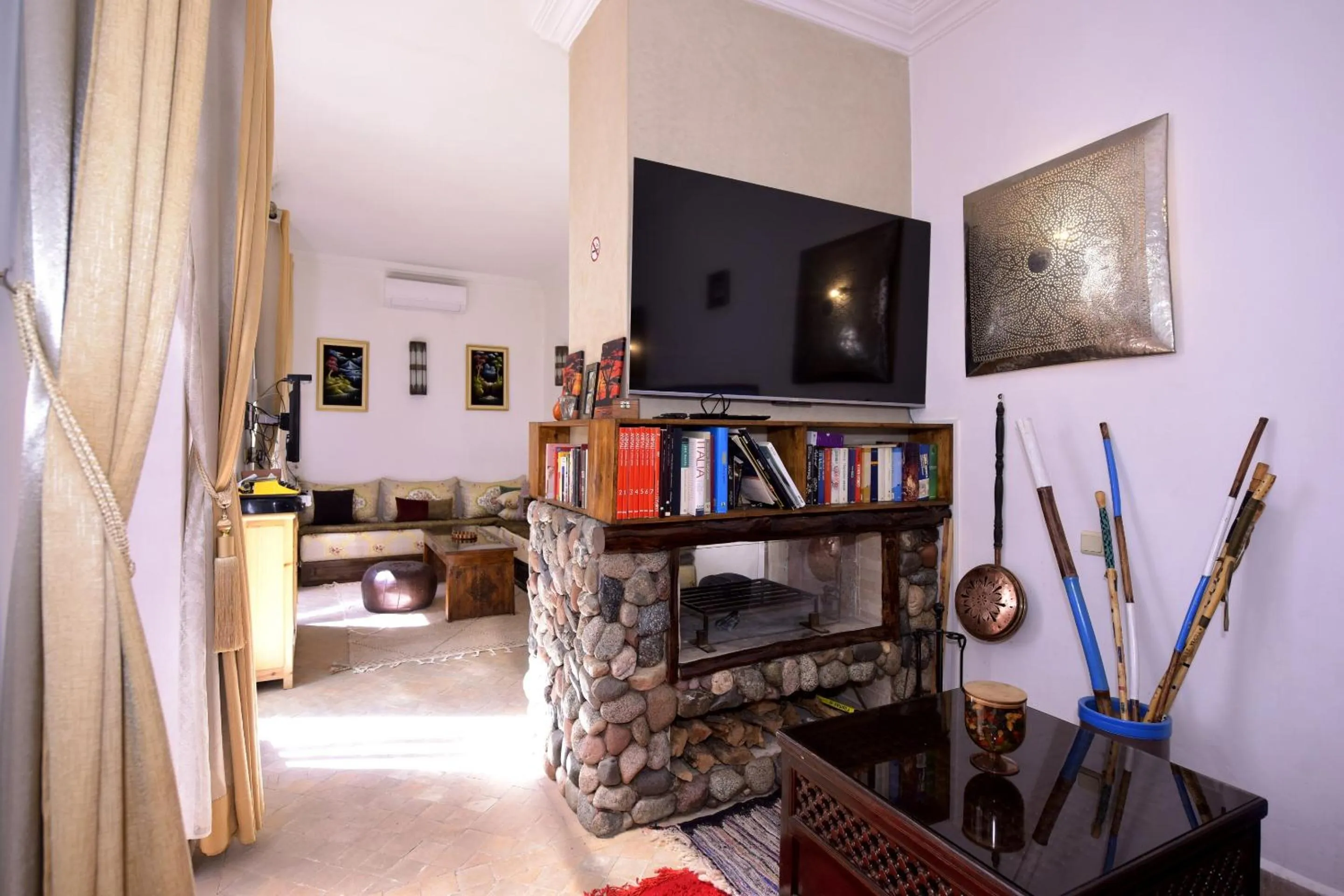 Living room in RIAD KALE POLIS