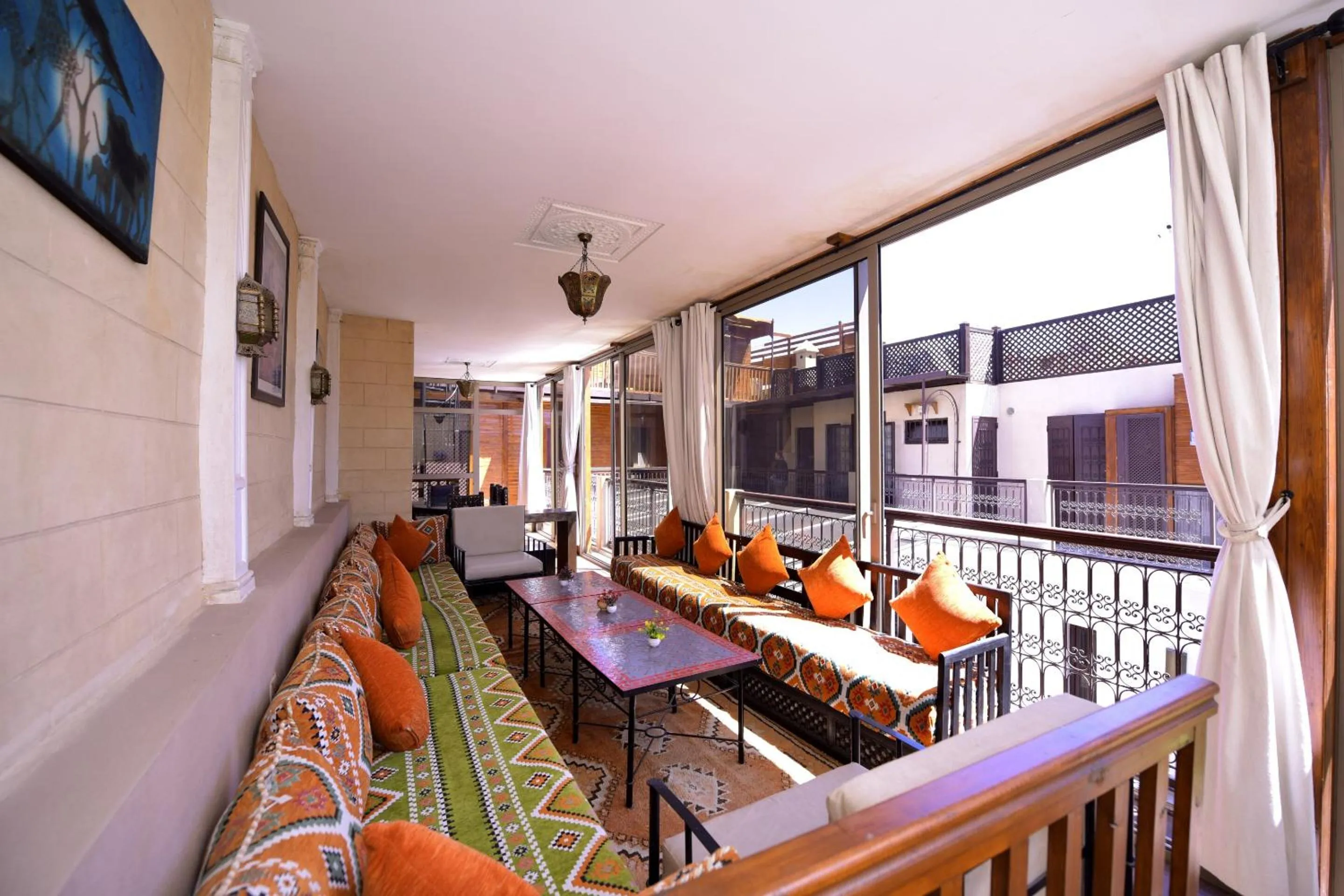 Patio in RIAD KALE POLIS