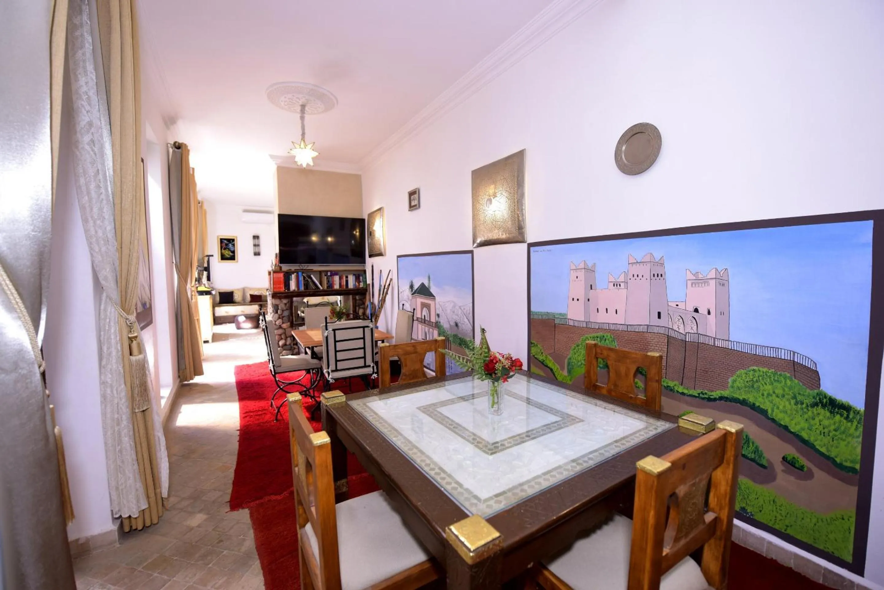 Living room in RIAD KALE POLIS