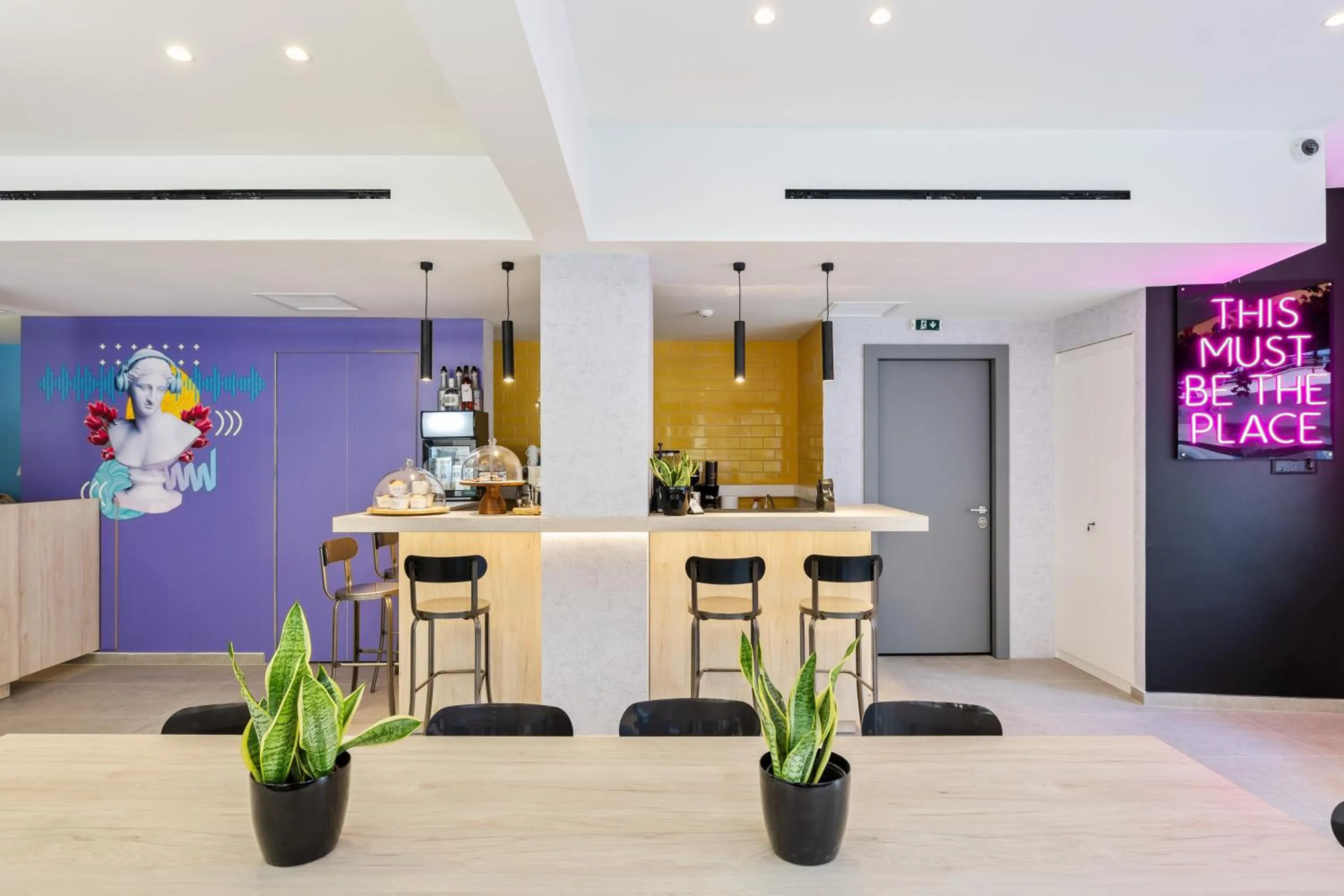 Dining area in The Q Hotel
