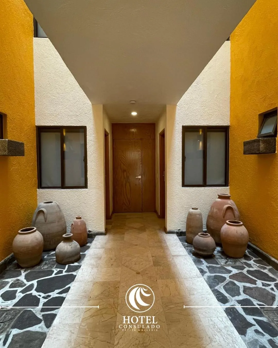 Patio, Bed in Hotel Consulado