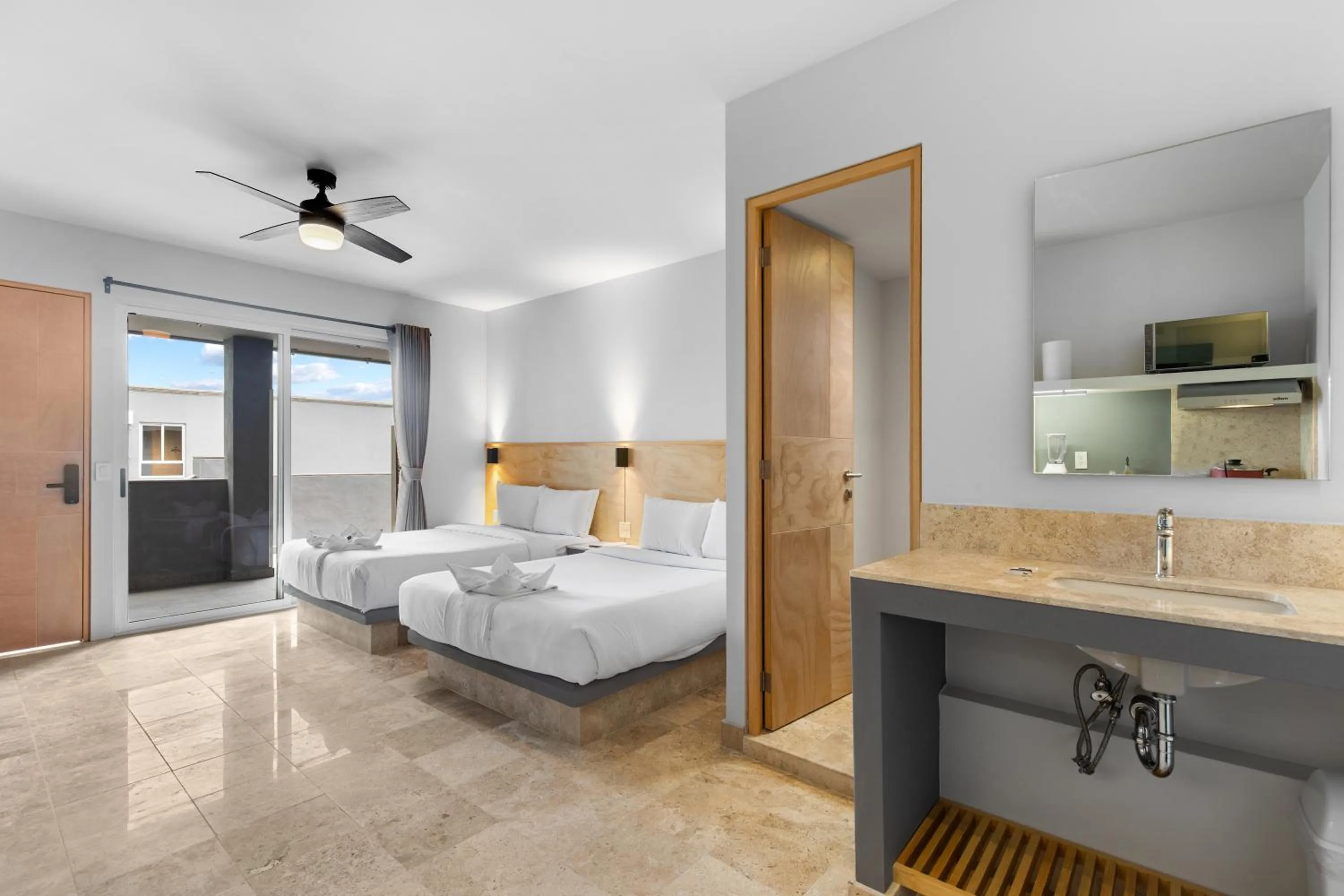 Bed in Hacienda Santa Barbara by Homi Rent