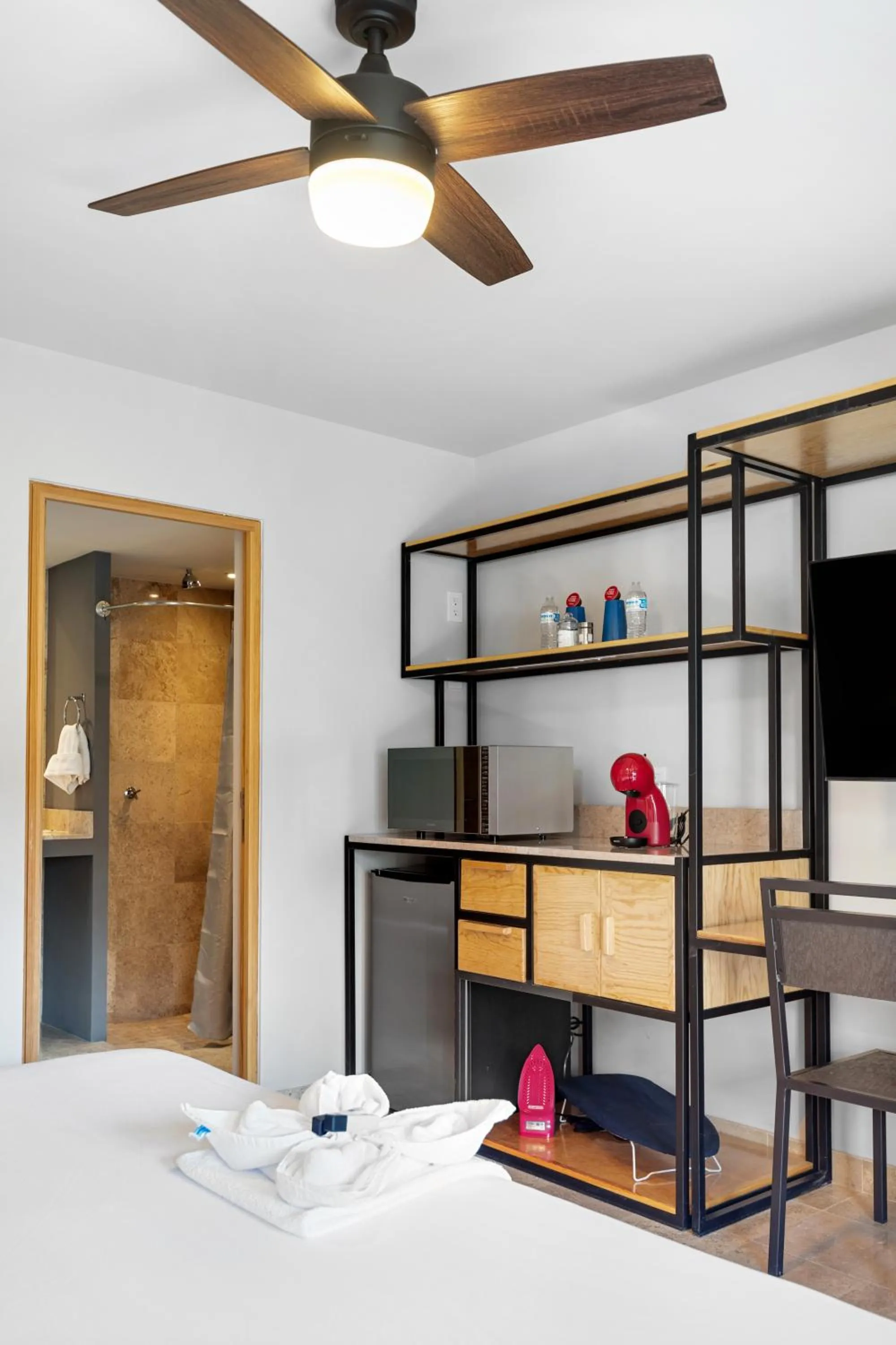 Bathroom, Bed in Hacienda Santa Barbara by Homi Rent