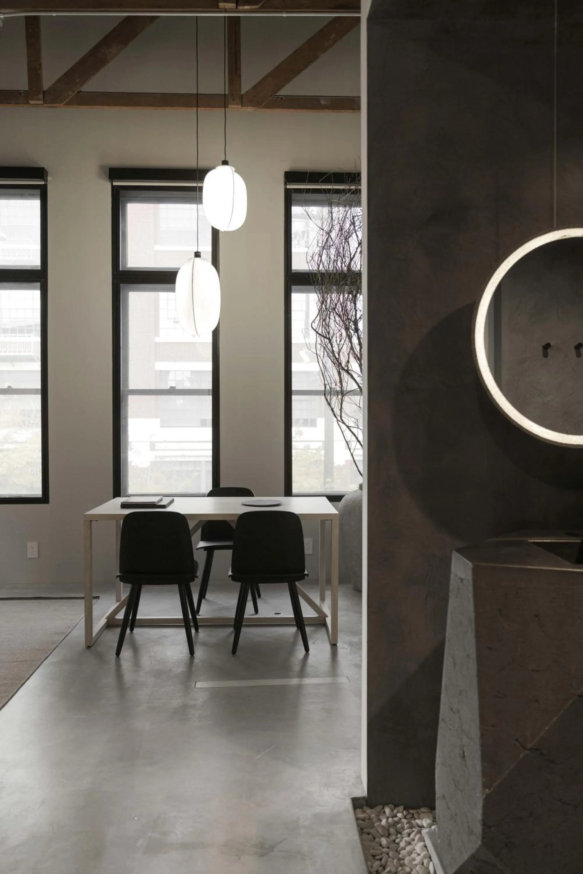 Living room in kodō hotel - Heart of LA Arts District