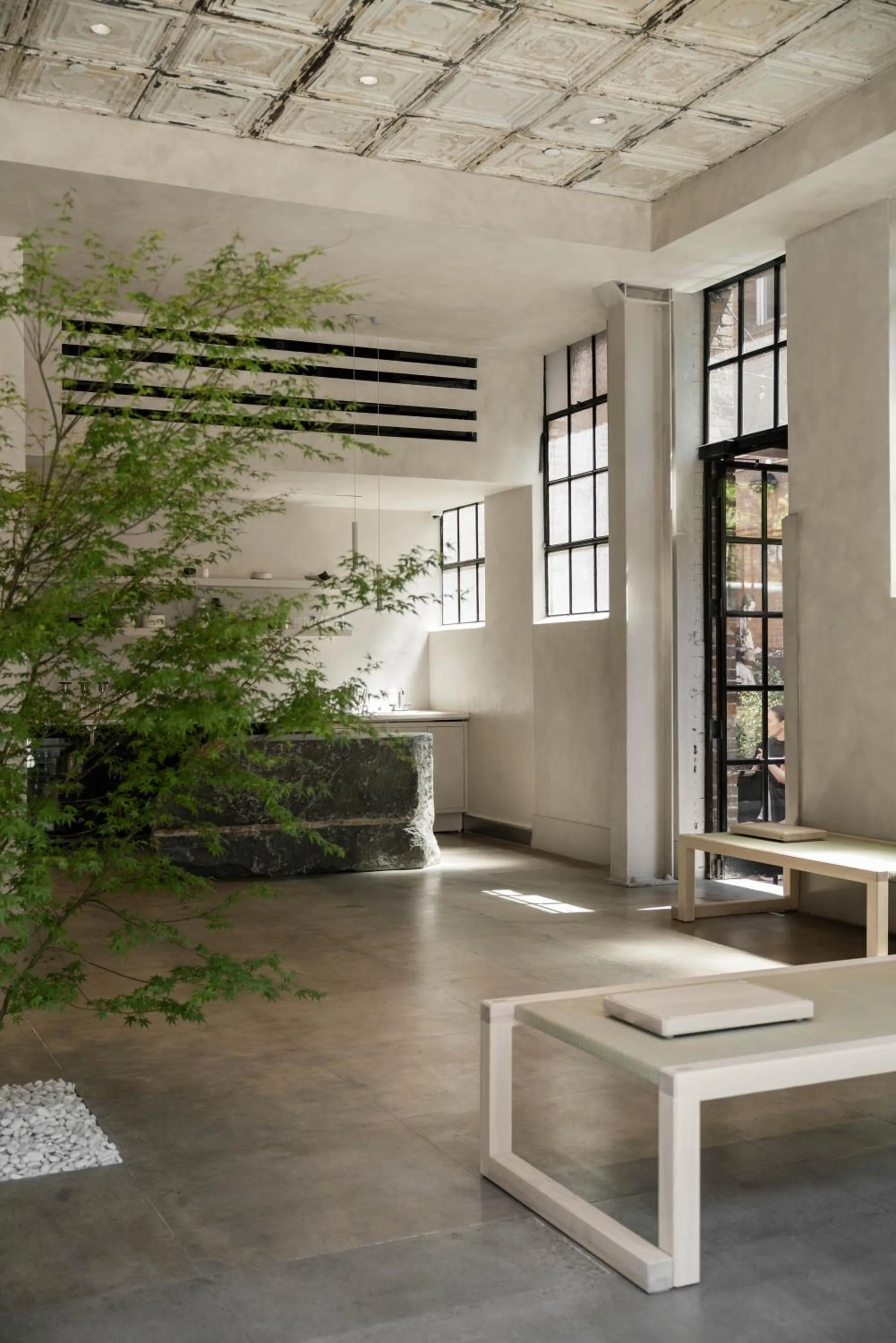 Lobby or reception in kodō hotel - Heart of LA Arts District