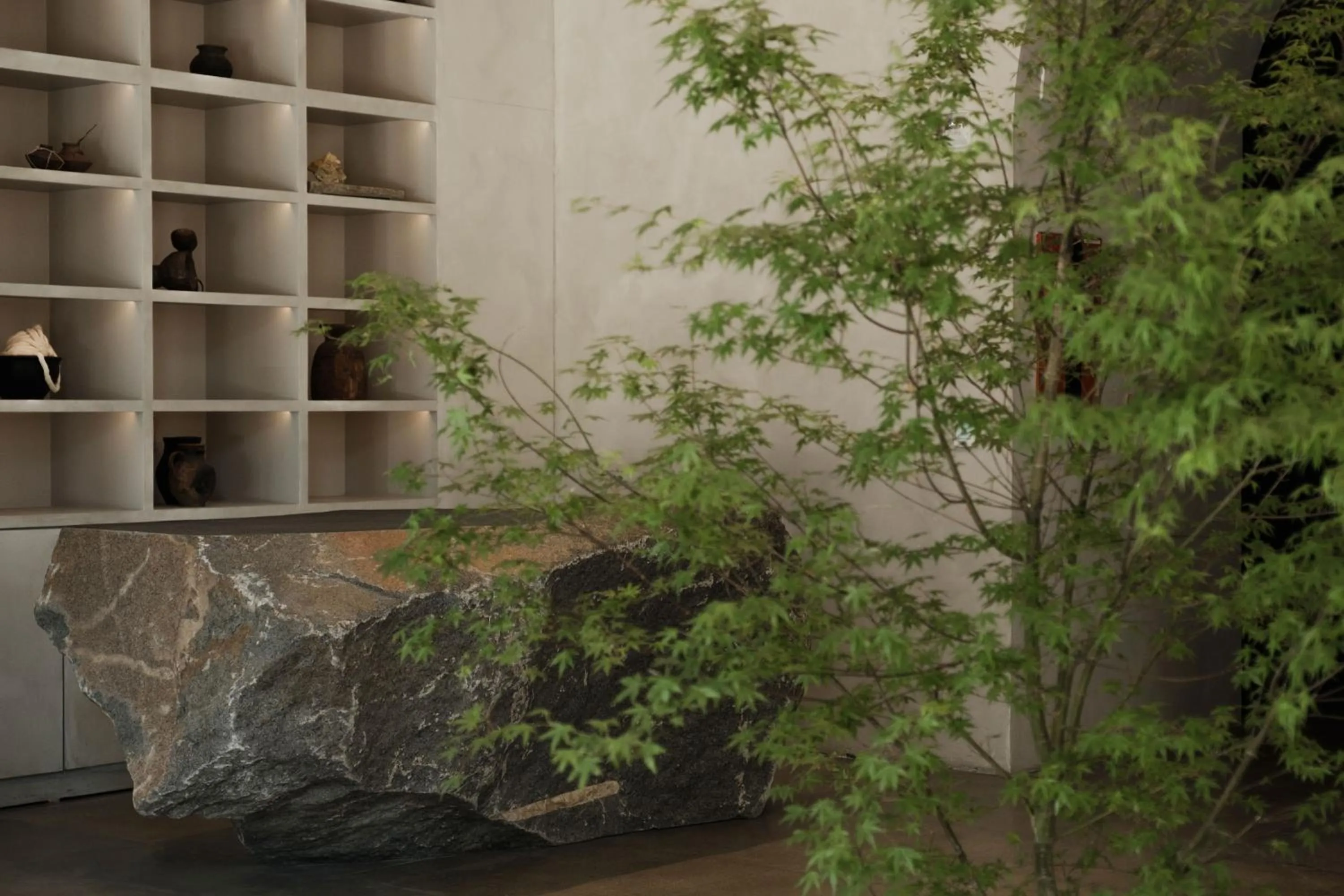 Lobby or reception in kodō hotel - Heart of LA Arts District