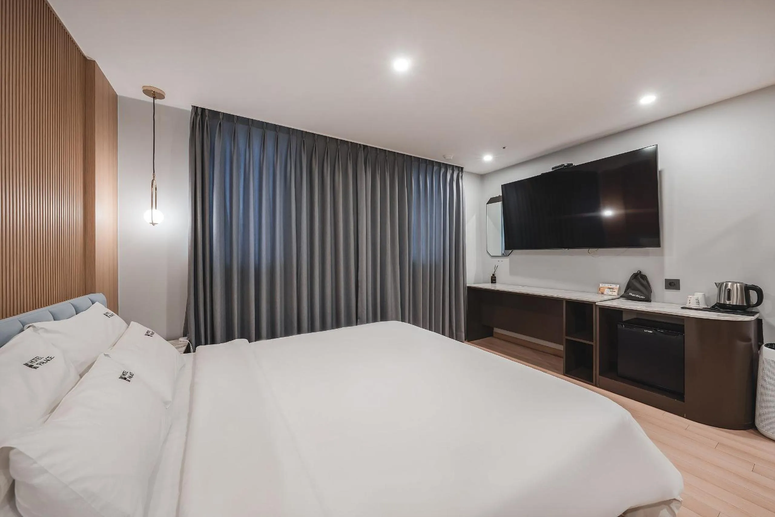 Bed in Hotel Palace Gyeongju