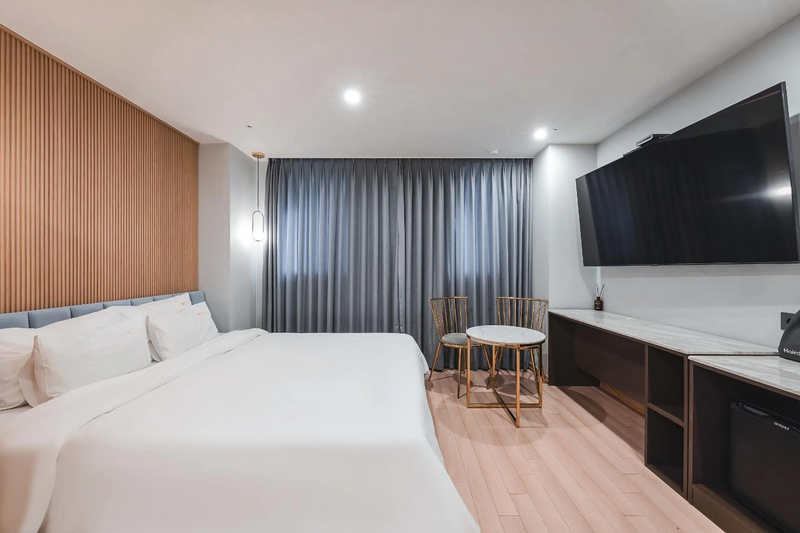 Bed in Hotel Palace Gyeongju