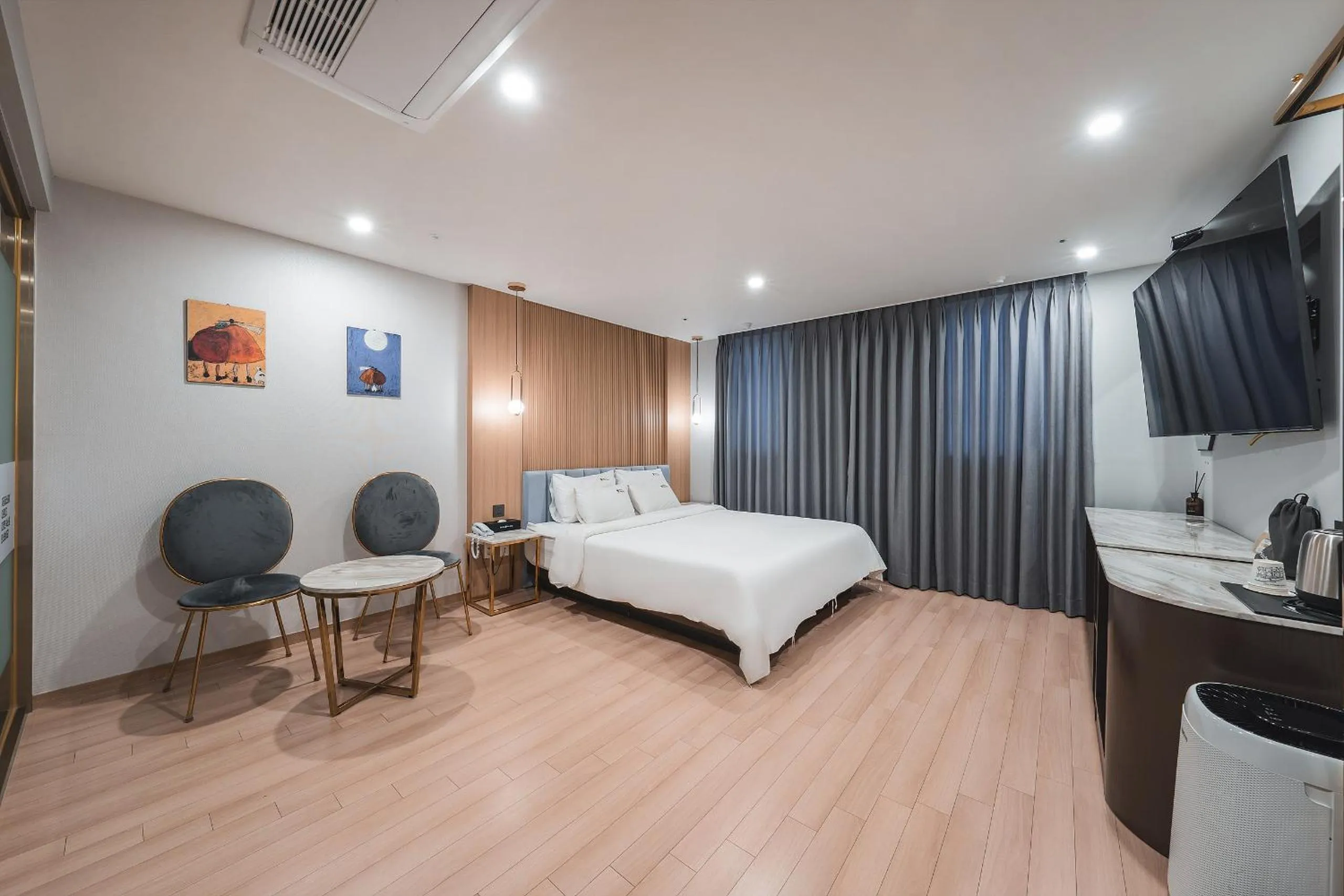 Bed in Hotel Palace Gyeongju