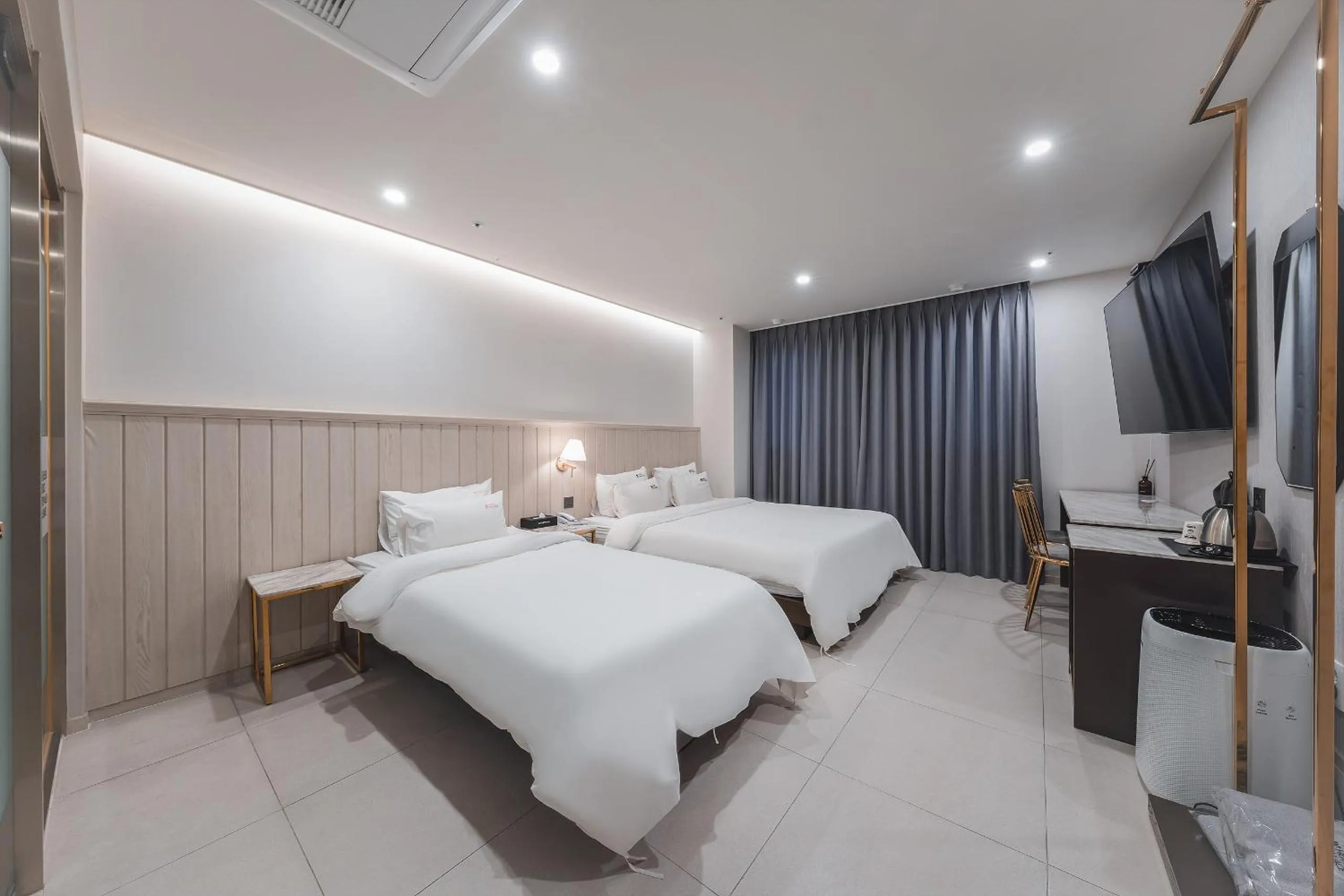 Bed in Hotel Palace Gyeongju