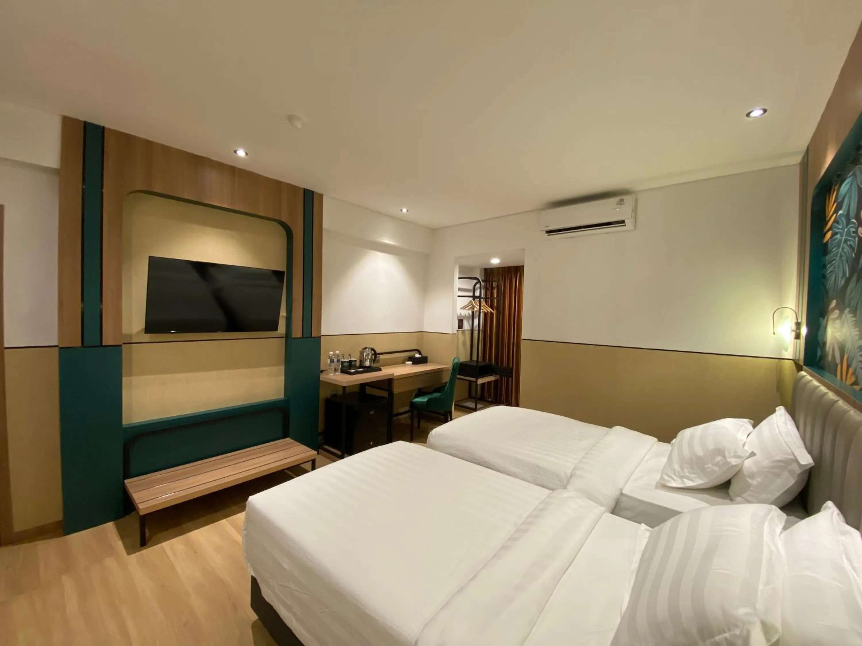 Bed in Alltrue Hotel Tanjungpinang Bintan