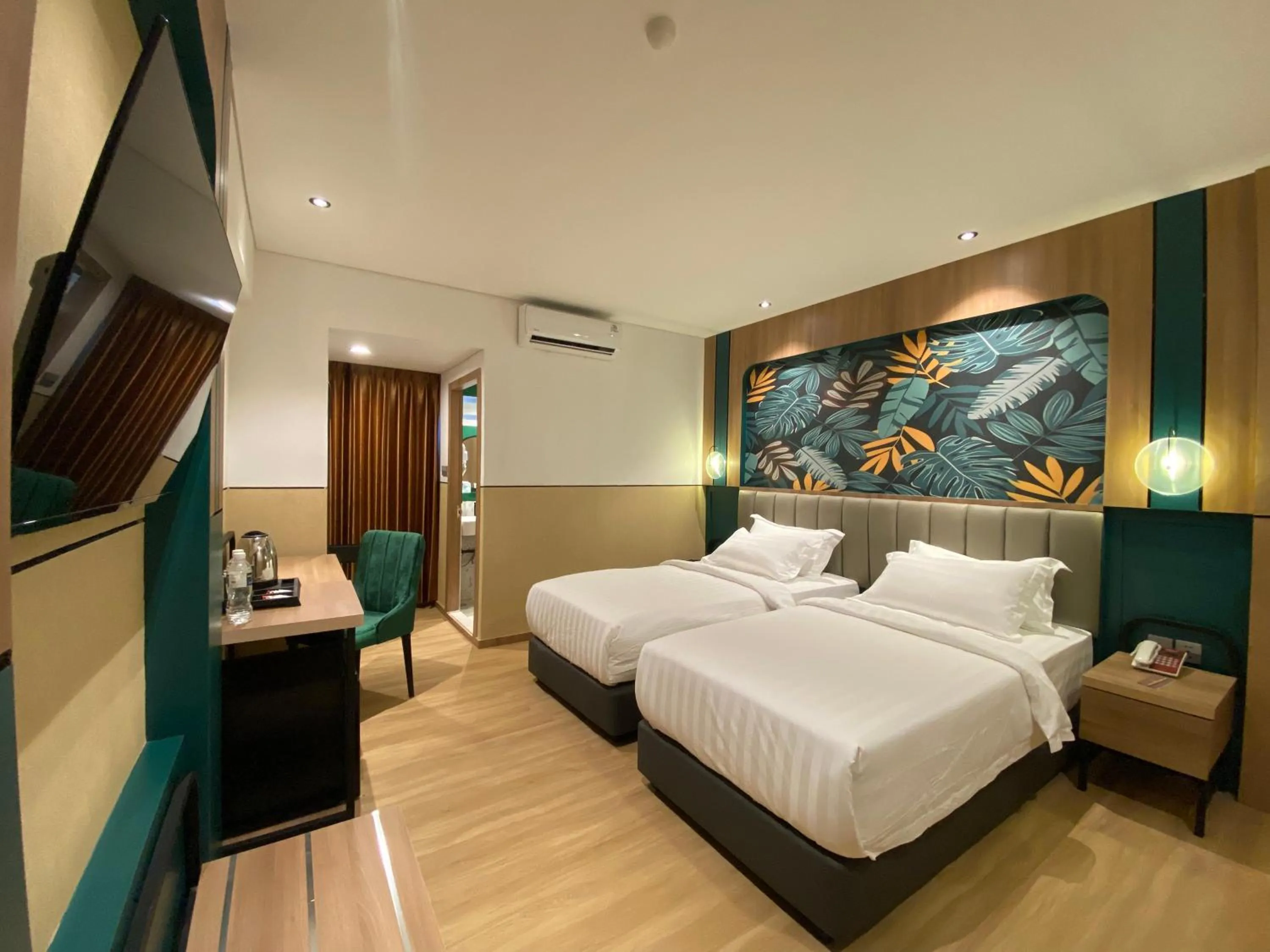 Bed in Alltrue Hotel Tanjungpinang Bintan