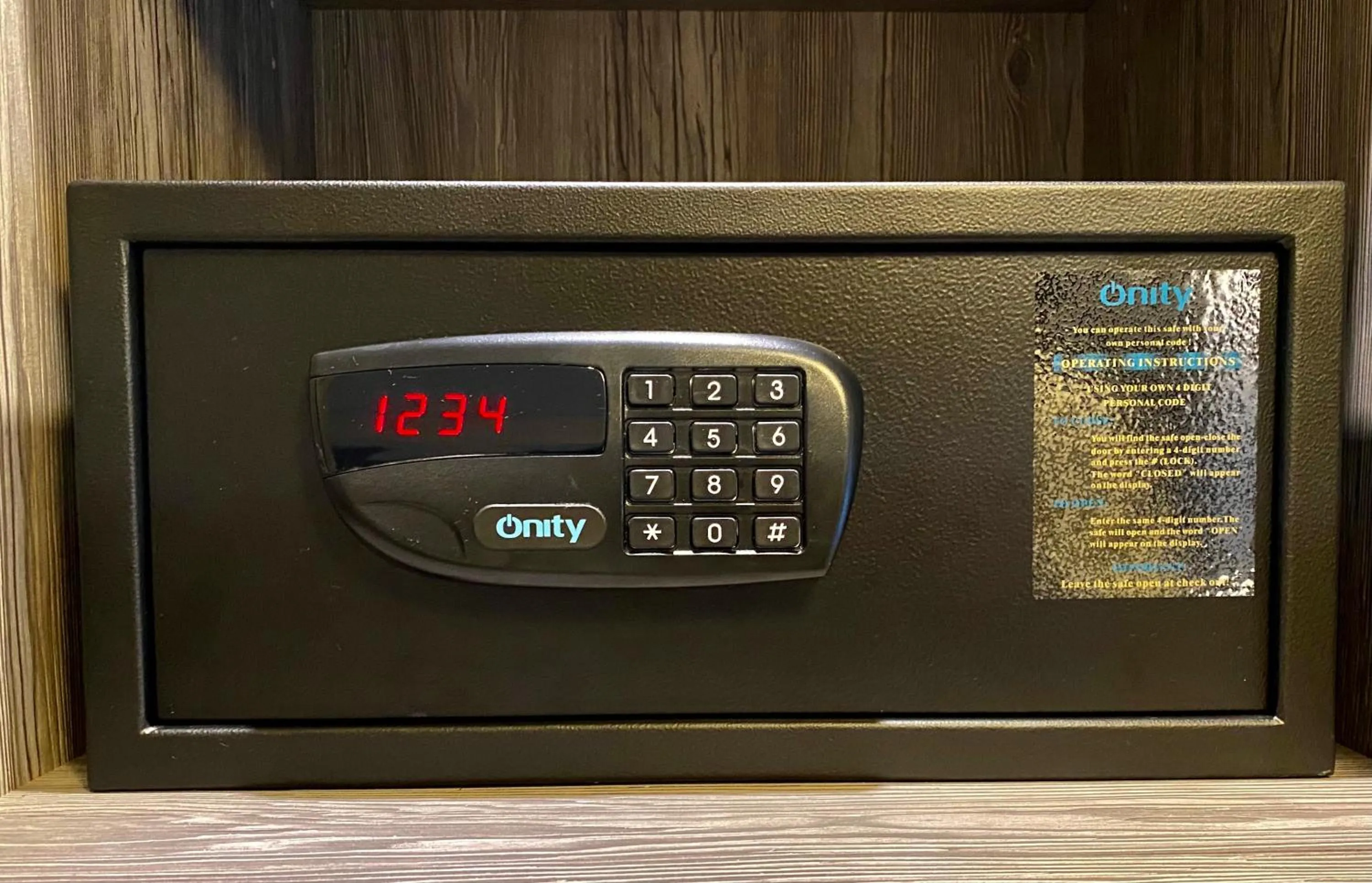 safe in XO Hotels City Centre