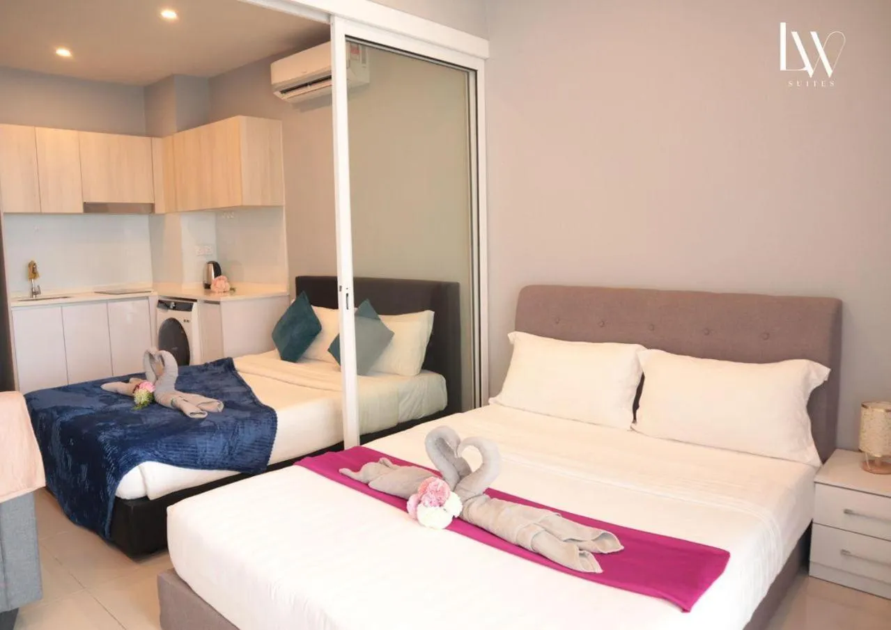 Bed in The Shore Kota Kinabalu City Centre by LW Suites