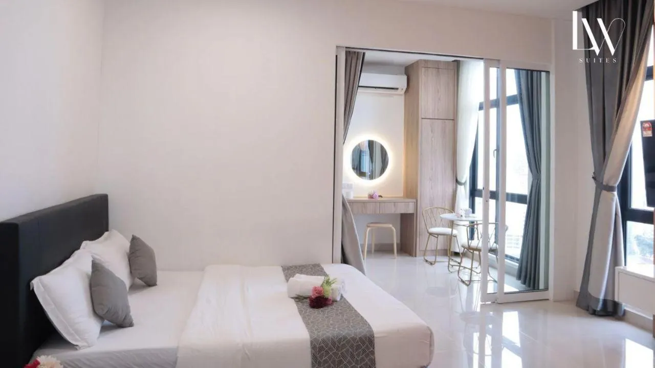 Bed in The Shore Kota Kinabalu City Centre by LW Suites