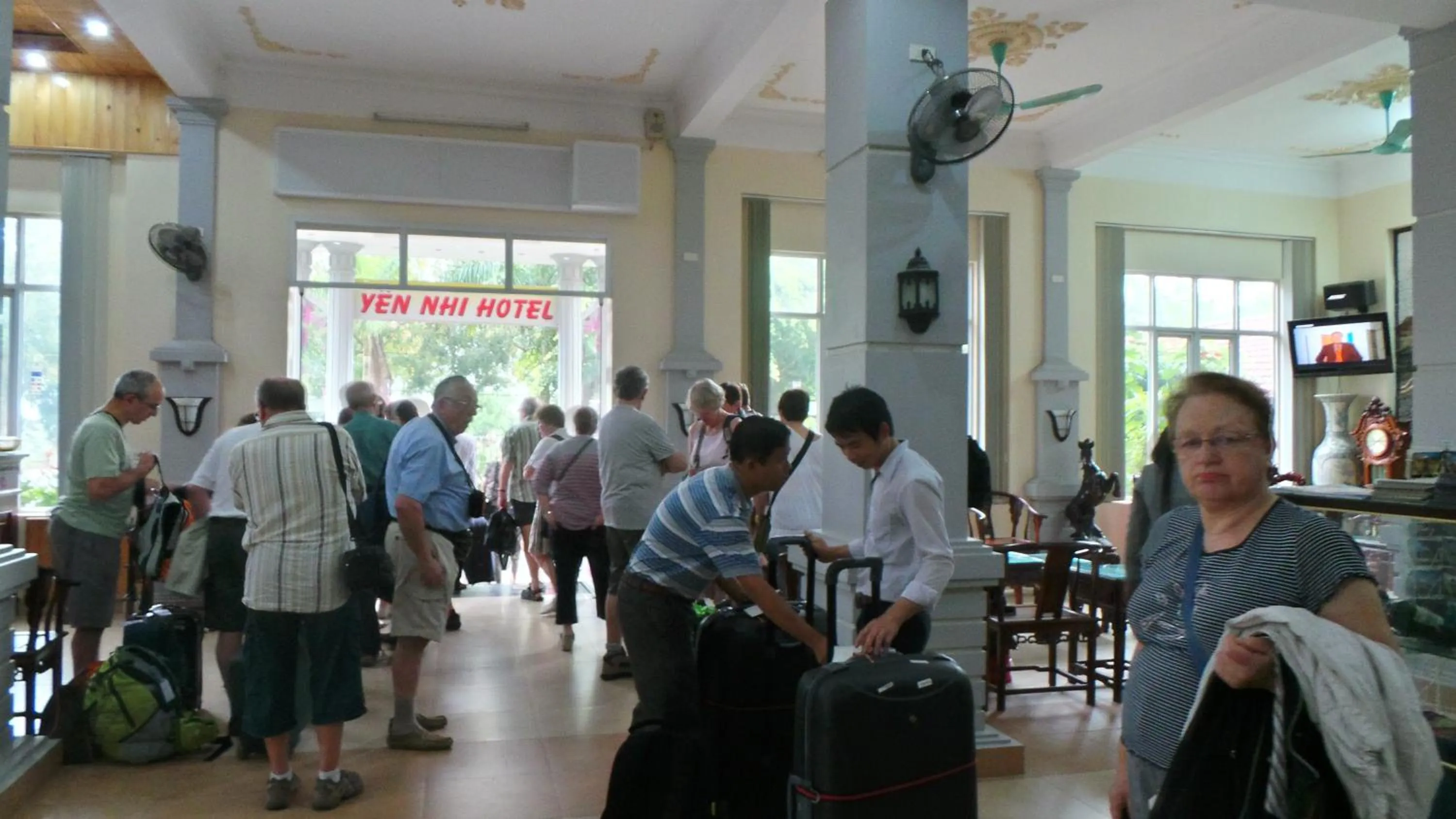 Lobby or reception in Yen Nhi Hotel Ninh Binh