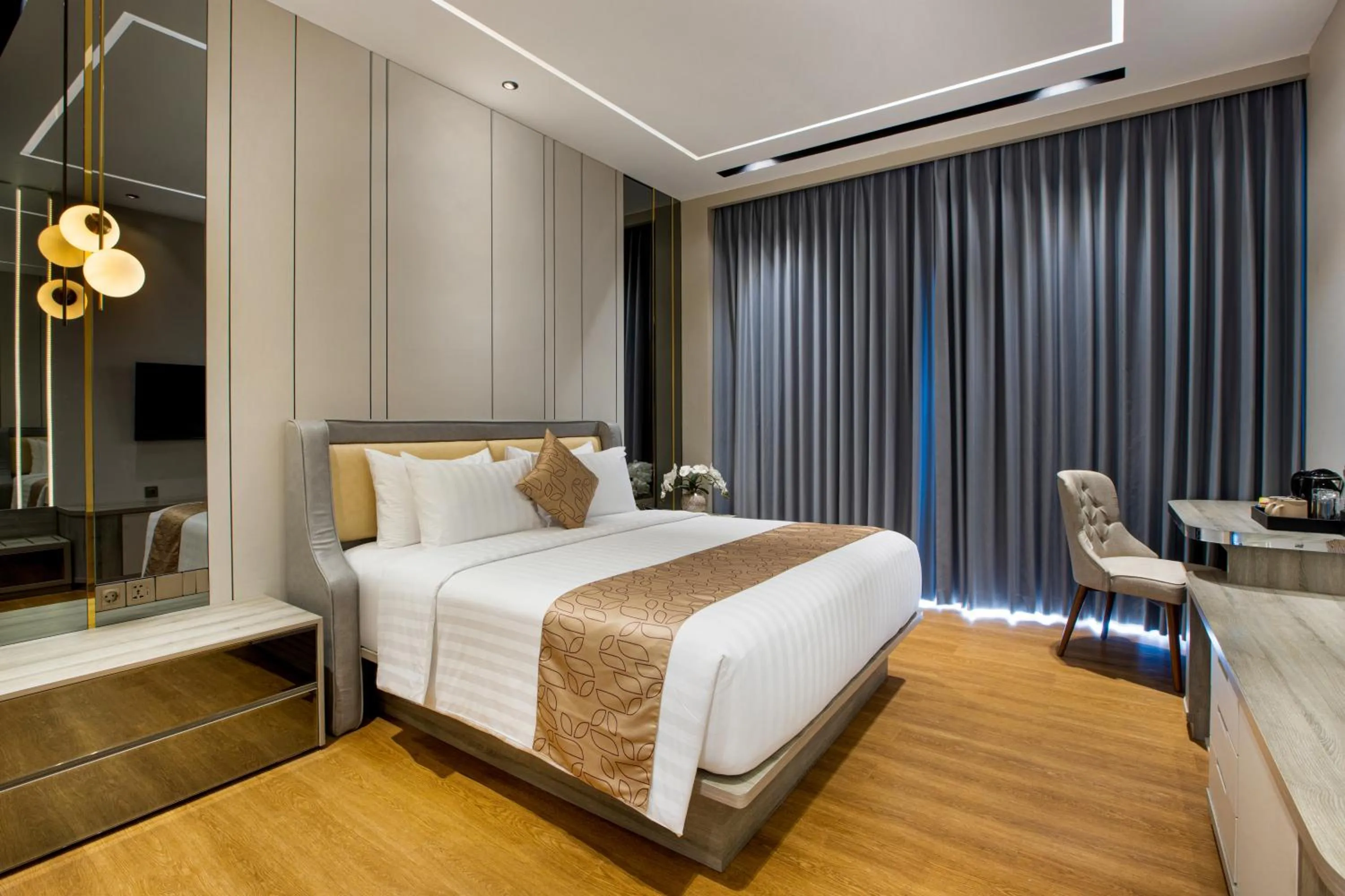 Photo of the whole room, Bed in Kinaralana Hotel Yogyakarta