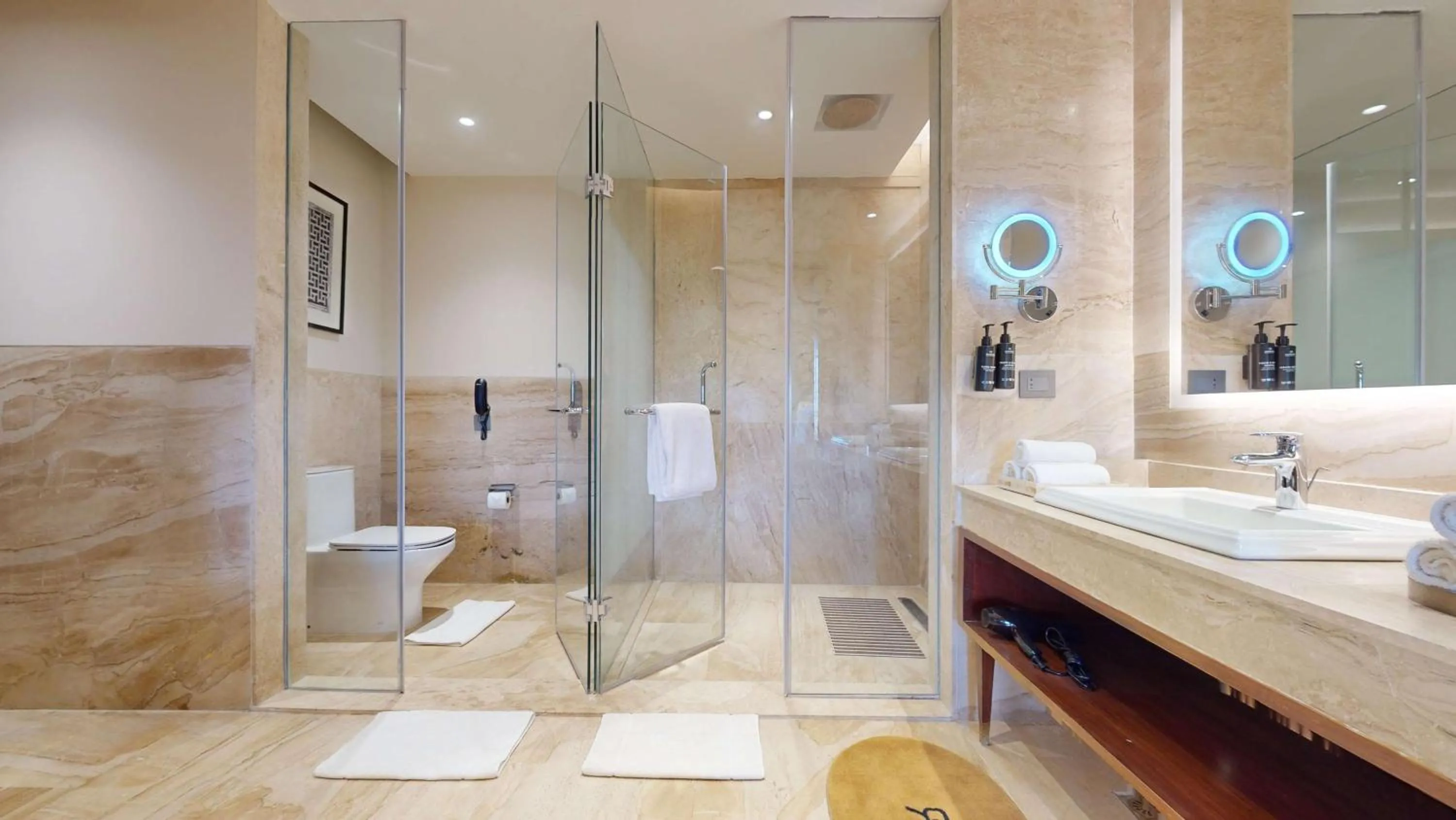 Shower in Radisson Collection Hotel & Spa, Riverfront Srinagar